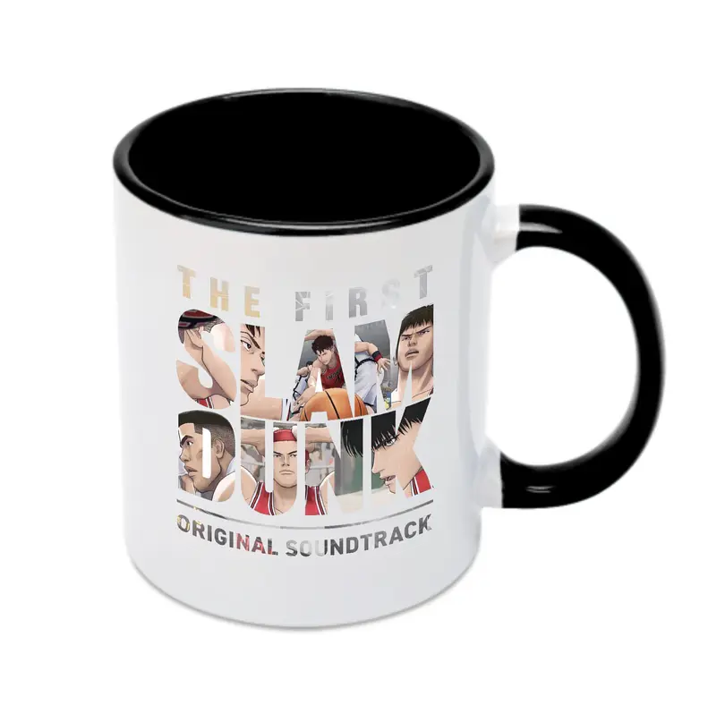 スラムダンク映画　湘北バスケ部 - カラフルマグカップ ・ 陶器 ・ 熱転写プリント ・ 鮮やかデザイン ・ 耐久性 高品質 ・ コーヒー お茶 ギフト用