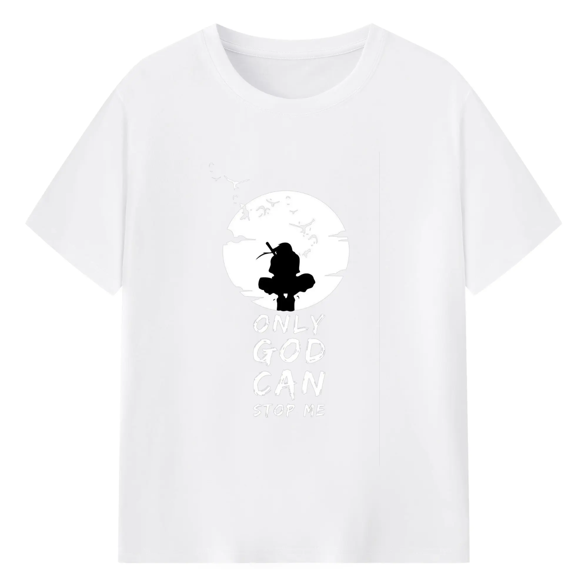 うずまき ナルト うちはイタチ 悲劇の英雄 - 綿100％ 半袖Tシャツ ・ フロントプリント ・ 快適 通気性 ・ 日常使い 散歩 スポーツ用