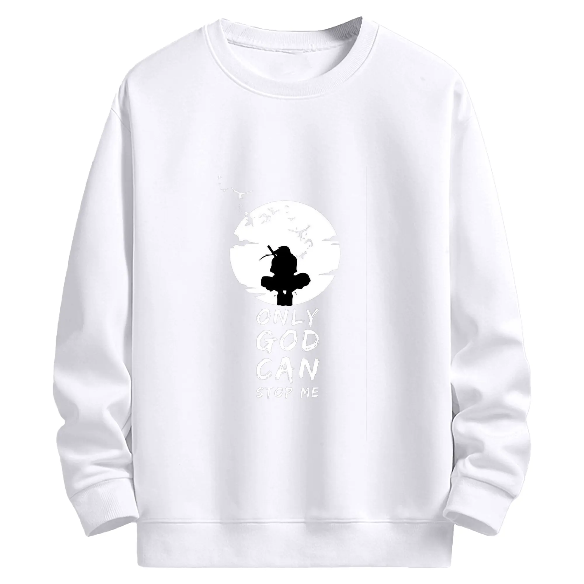 うずまき ナルト うちはイタチ 悲劇の英雄 - 高品質 クルーネック スウェット ・ コットン59％ ポリエステル41％ ・ ユニセックス 長袖 トレーナー ・ カジュアル デイリー スポーツ 散歩用