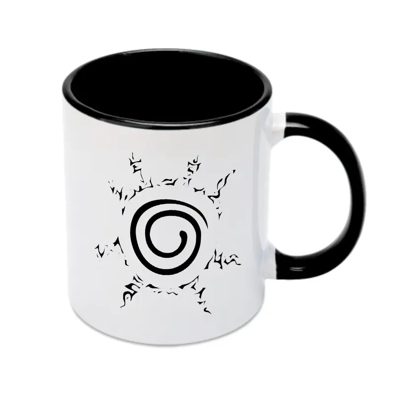 うずまき ナルト九尾の封印 - カラフルマグカップ ・ 陶器 ・ 熱転写プリント ・ 鮮やかデザイン ・ 耐久性 高品質 ・ コーヒー お茶 ギフト用
