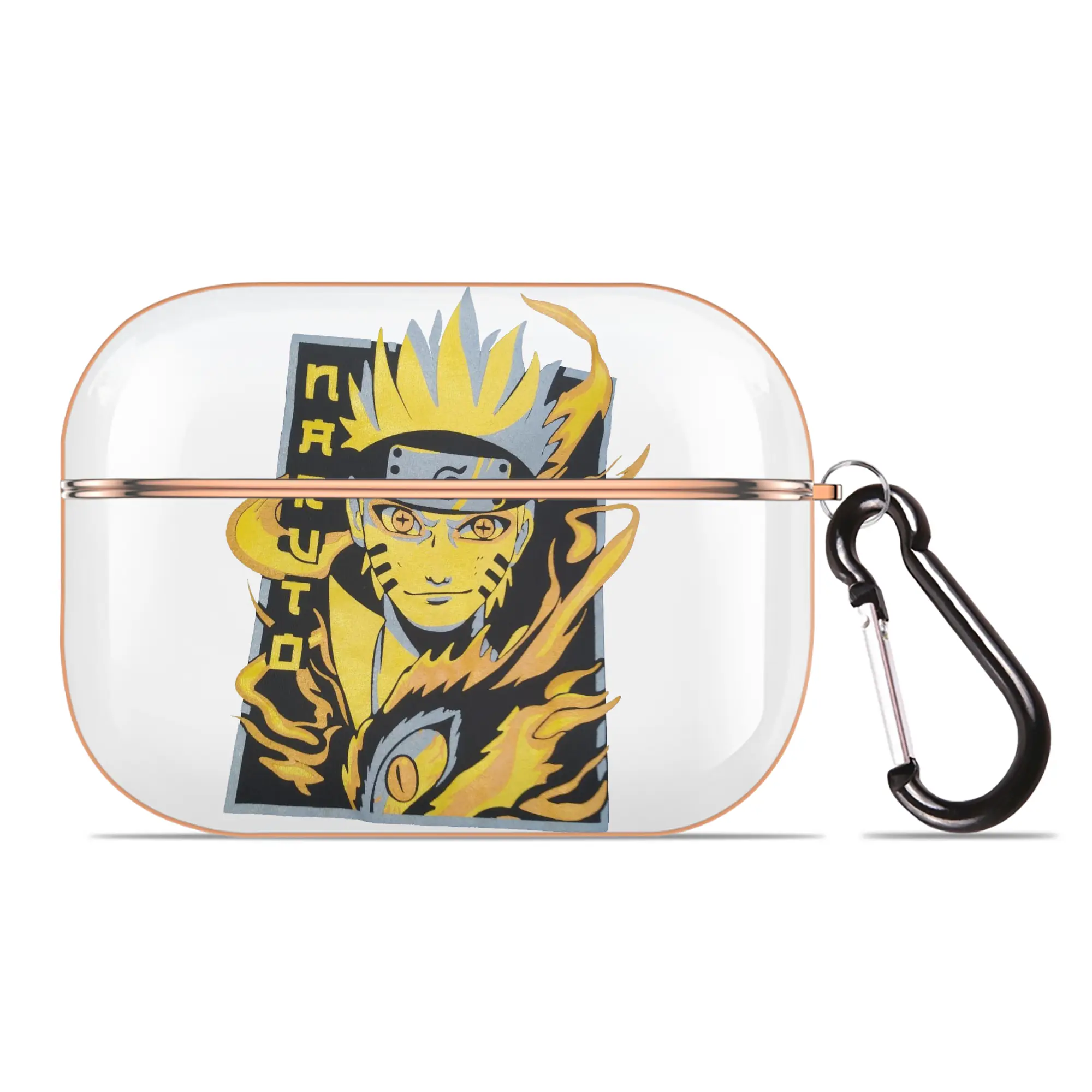 うずまき ナルト ナルト 仙人モード - 【AirPods Pro用】ハードシェル保護ケース｜耐衝撃・防指紋・カラビナ付き商品仕様