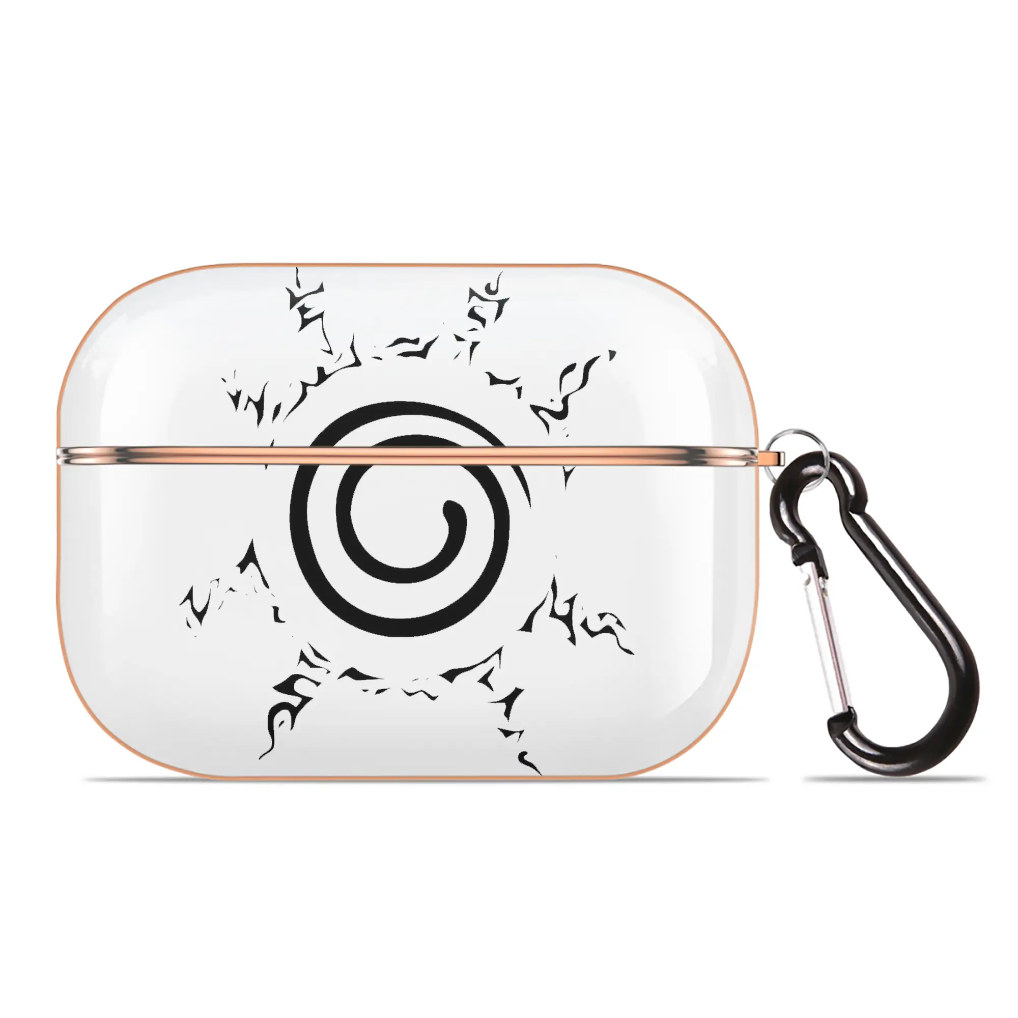 うずまき ナルト九尾の封印 - 【AirPods Pro用】ハードシェル保護ケース｜耐衝撃・防指紋・カラビナ付き商品仕様