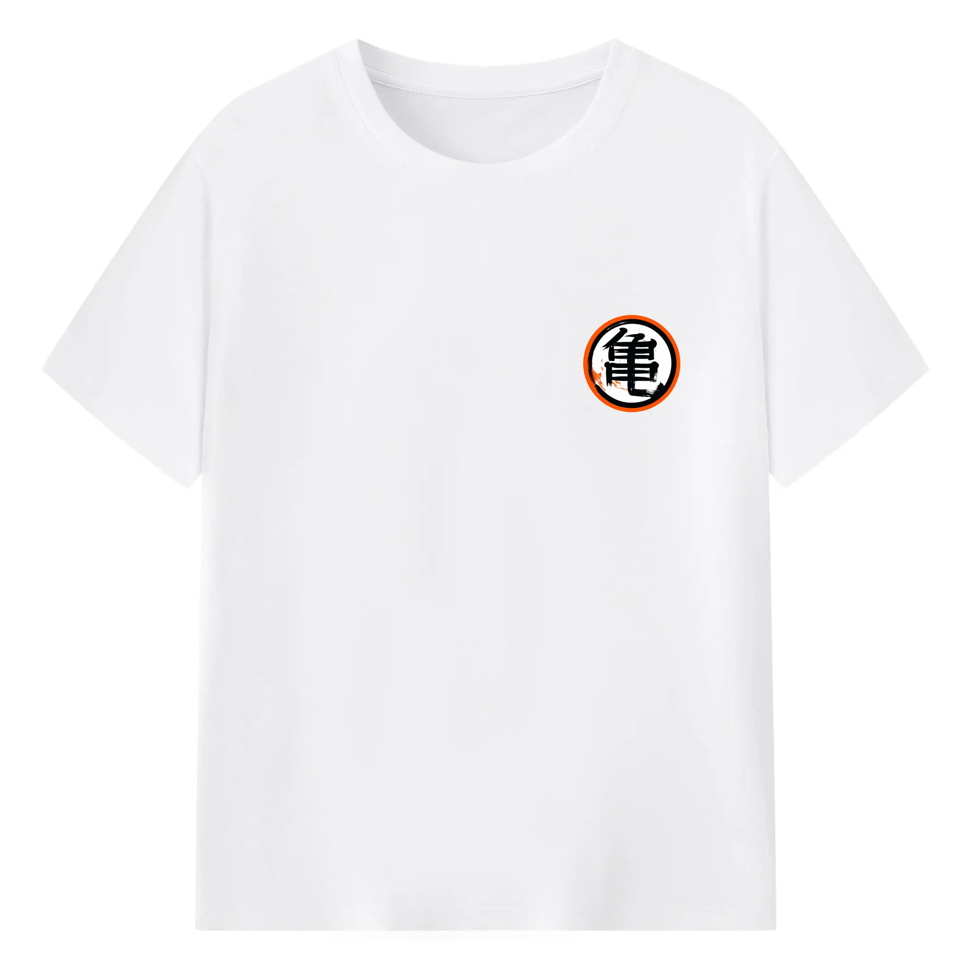 ドラゴンボール 亀仙流 シンプルロゴ - 綿100％ 半袖Tシャツ ・ フロントプリント ・ 快適 通気性 ・ 日常使い 散歩 スポーツ用