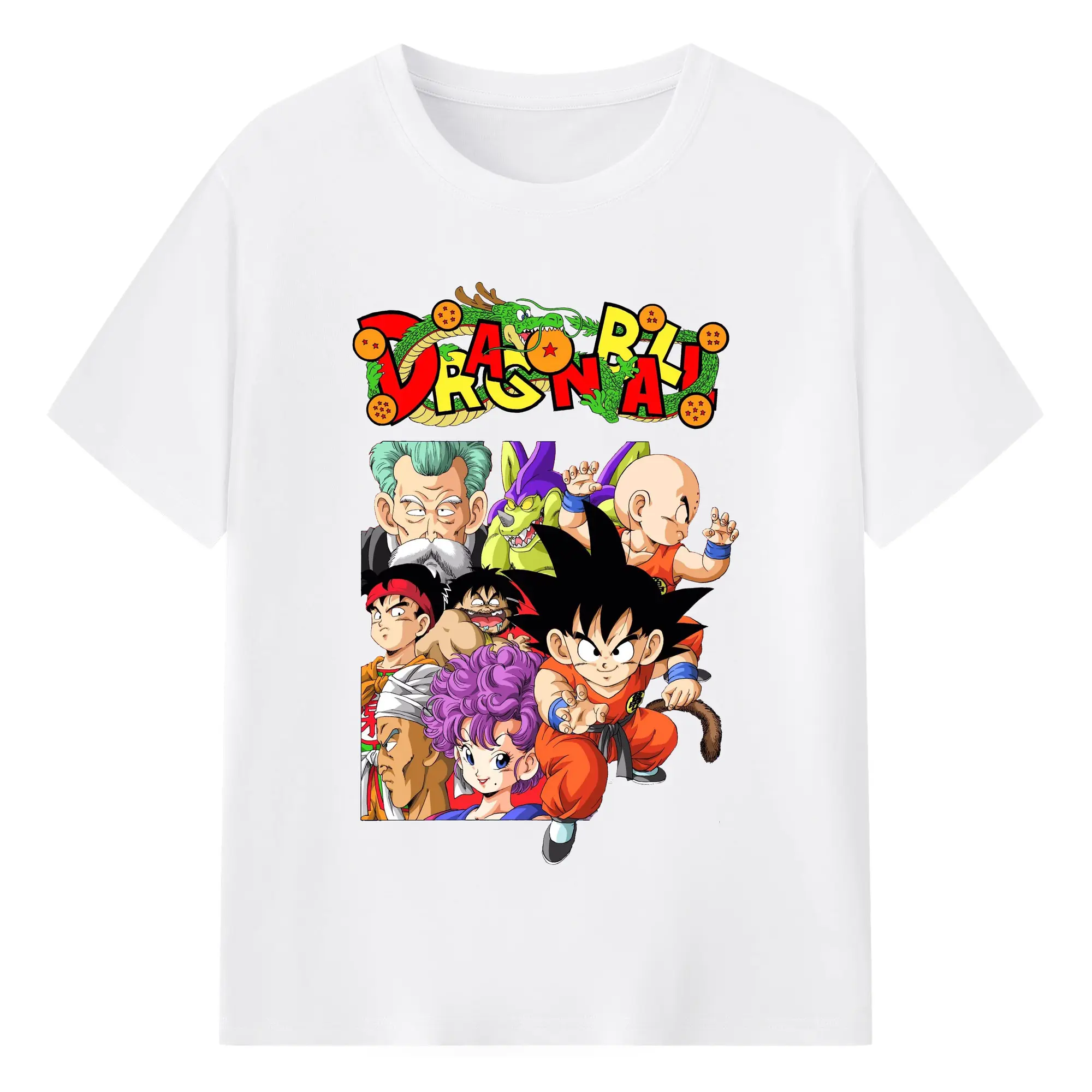 ドラゴンボール DRAGON BALL 天下一武道会 - 綿100％ 半袖Tシャツ ・ フロントプリント ・ 快適 通気性 ・ 日常使い 散歩 スポーツ用