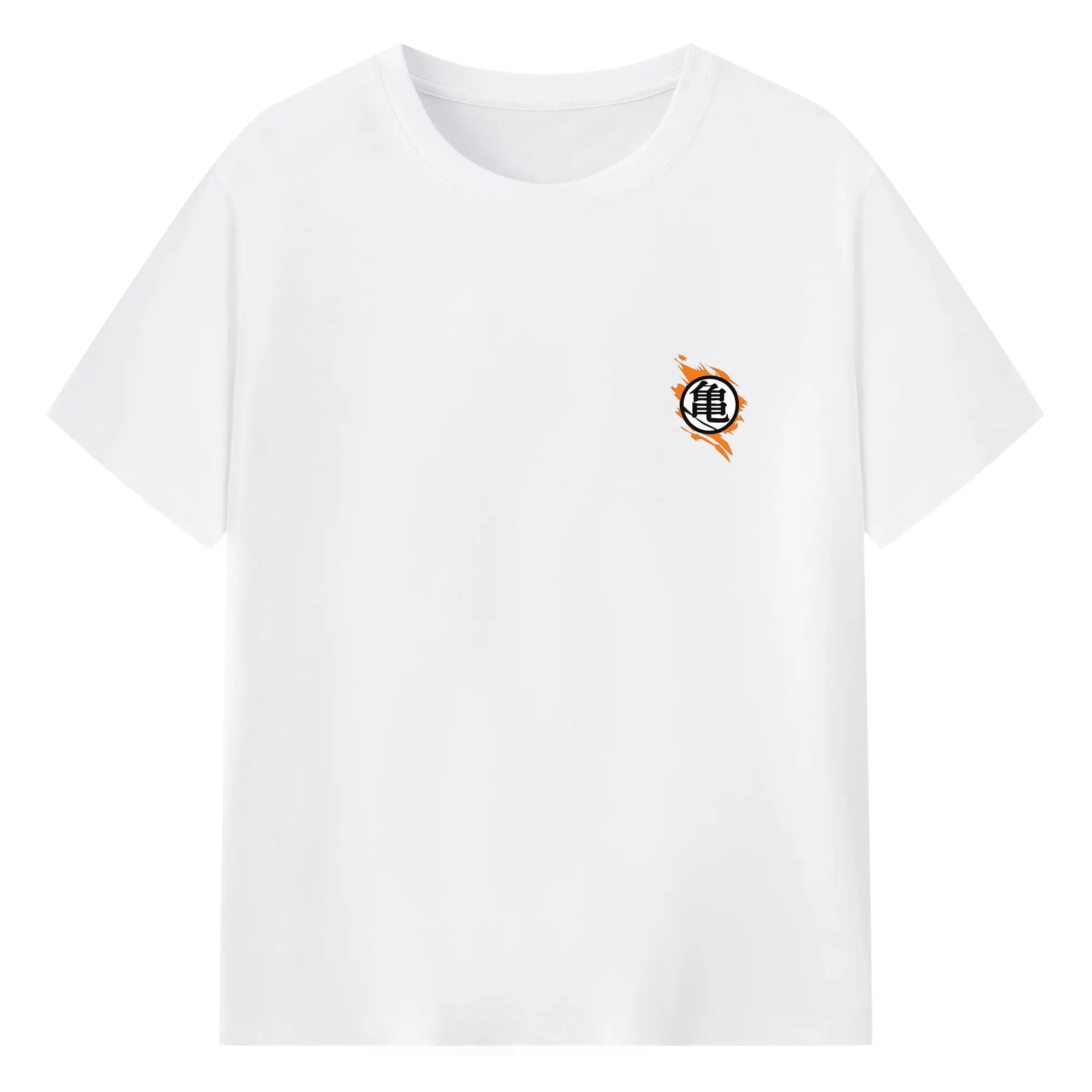 ドラゴンボール 亀仙流ロゴ - 綿100％ 半袖Tシャツ ・ フロントプリント ・ 快適 通気性 ・ 日常使い 散歩 スポーツ用