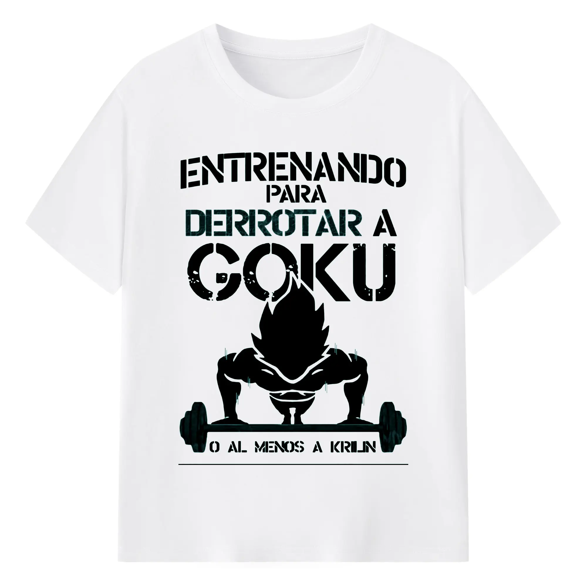 ドラゴンボール ベジータGYM トレーニング特別限定 - 綿100％ 半袖Tシャツ ・ フロントプリント ・ 快適 通気性 ・ 日常使い 散歩 スポーツ用