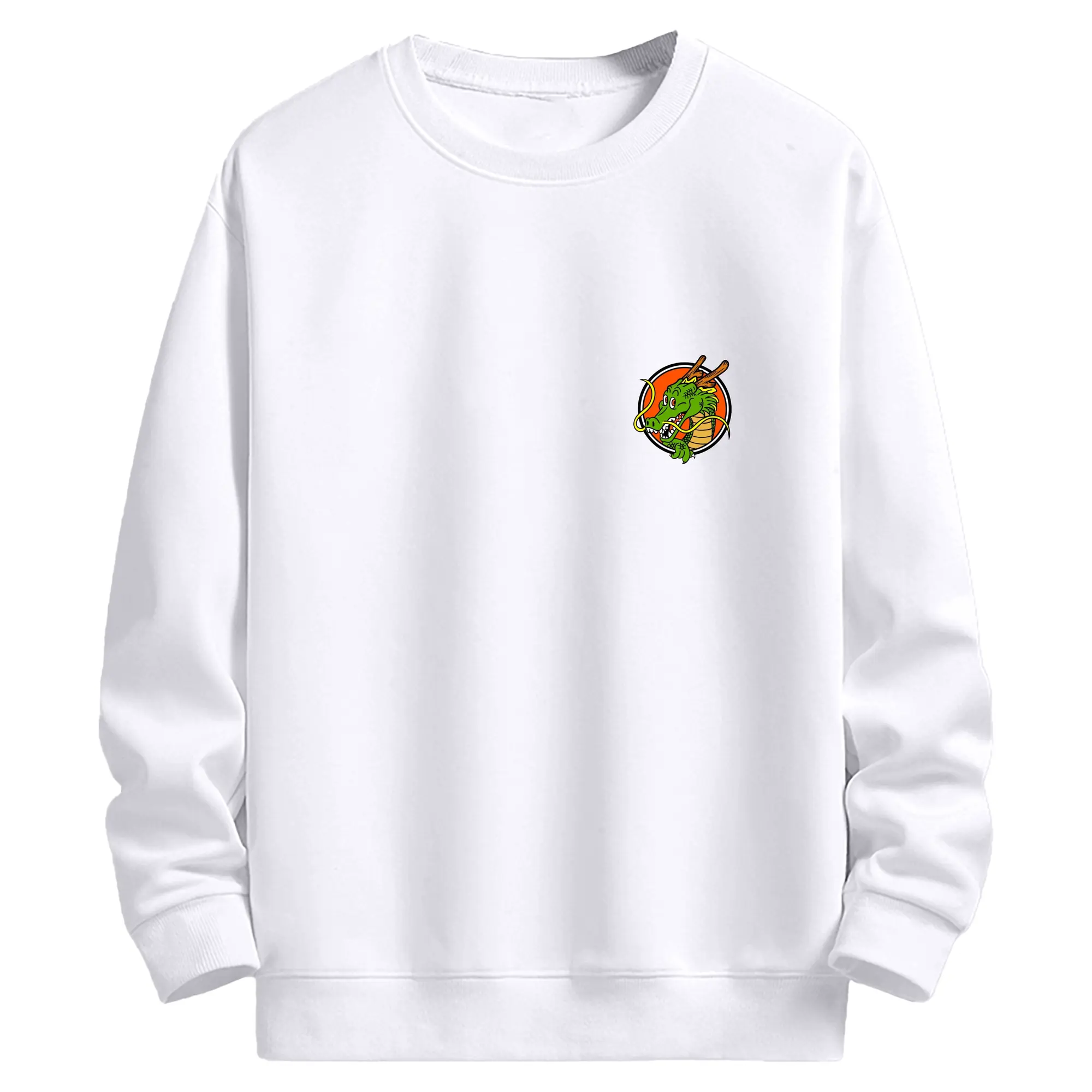 ドラゴンボール DRAGON BALL シェンロン - 高品質 クルーネック スウェット ・ コットン59％ ポリエステル41％ ・ ユニセックス 長袖 トレーナー ・ カジュアル デイリー スポーツ 散歩用