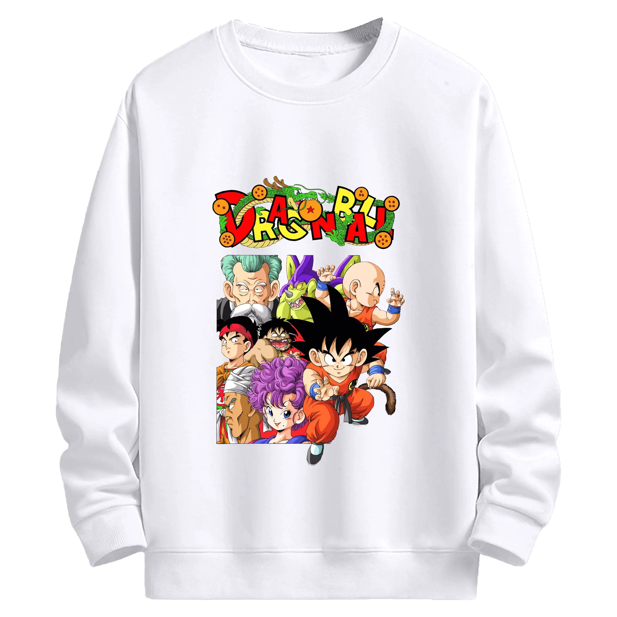 ドラゴンボール DRAGON BALL 天下一武道会 - 高品質 クルーネック スウェット ・ コットン59％ ポリエステル41％ ・ ユニセックス 長袖 トレーナー ・ カジュアル デイリー スポーツ 散歩用