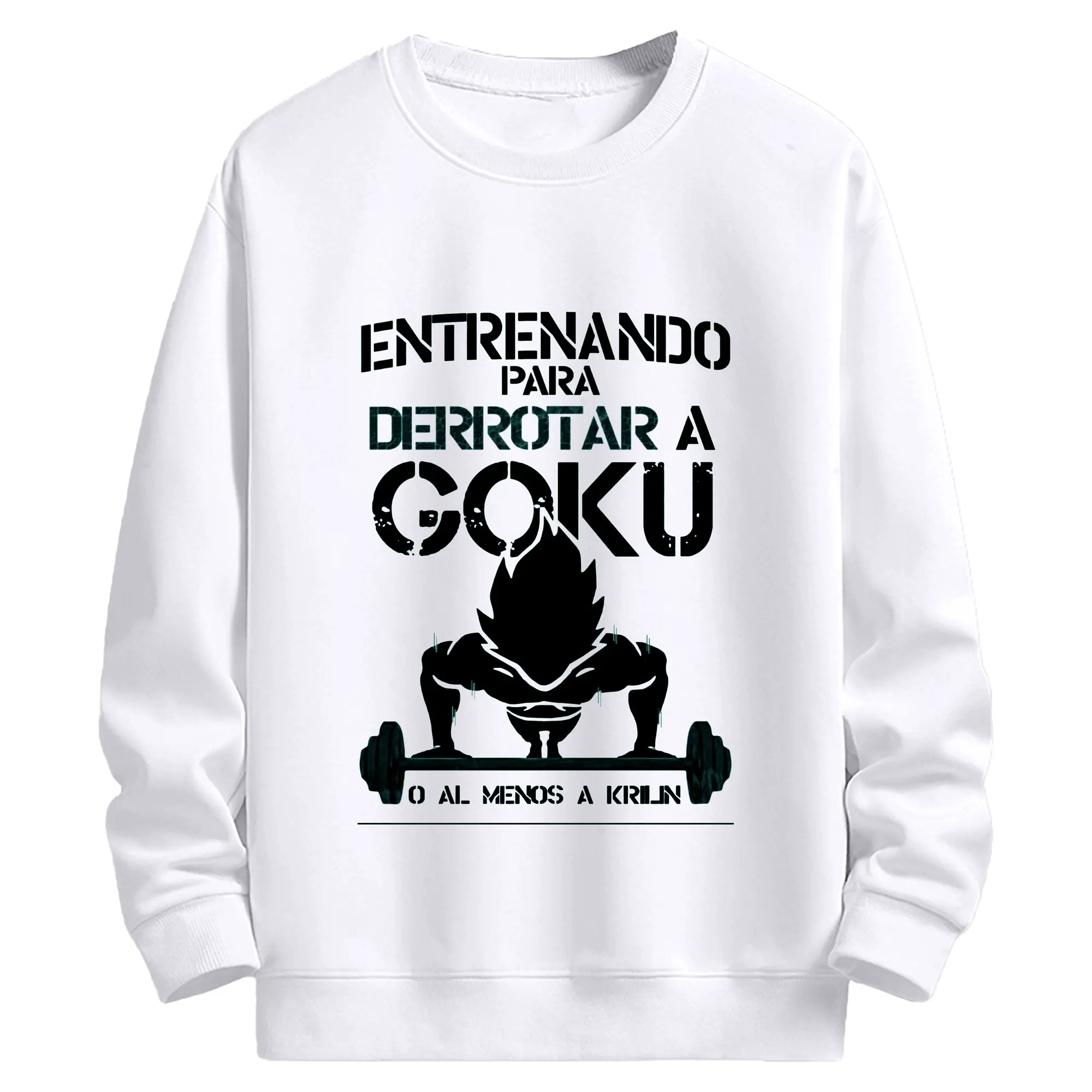 ドラゴンボール ベジータGYM トレーニング特別限定 - 高品質 クルーネック スウェット ・ コットン59％ ポリエステル41％ ・ ユニセックス 長袖 トレーナー ・ カジュアル デイリー スポーツ 散歩用
