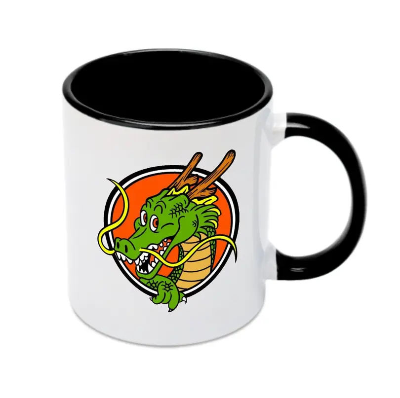 ドラゴンボール DRAGON BALL シェンロン - カラフルマグカップ ・ 陶器 ・ 熱転写プリント ・ 鮮やかデザイン ・ 耐久性 高品質 ・ コーヒー お茶 ギフト用