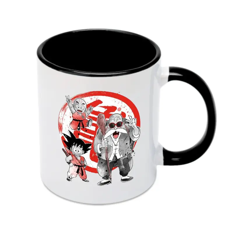 ドラゴンボール DRAGON BALL 孫悟空 クリリン 亀仙人 - カラフルマグカップ ・ 陶器 ・ 熱転写プリント ・ 鮮やかデザイン ・ 耐久性 高品質 ・ コーヒー お茶 ギフト用