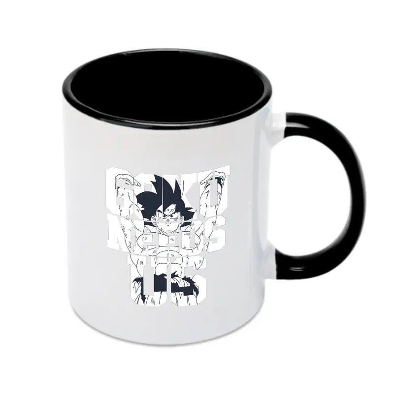 ドラゴンボール 孫悟空 元気玉 - カラフルマグカップ ・ 陶器 ・ 熱転写プリント ・ 鮮やかデザイン ・ 耐久性 高品質 ・ コーヒー お茶 ギフト用