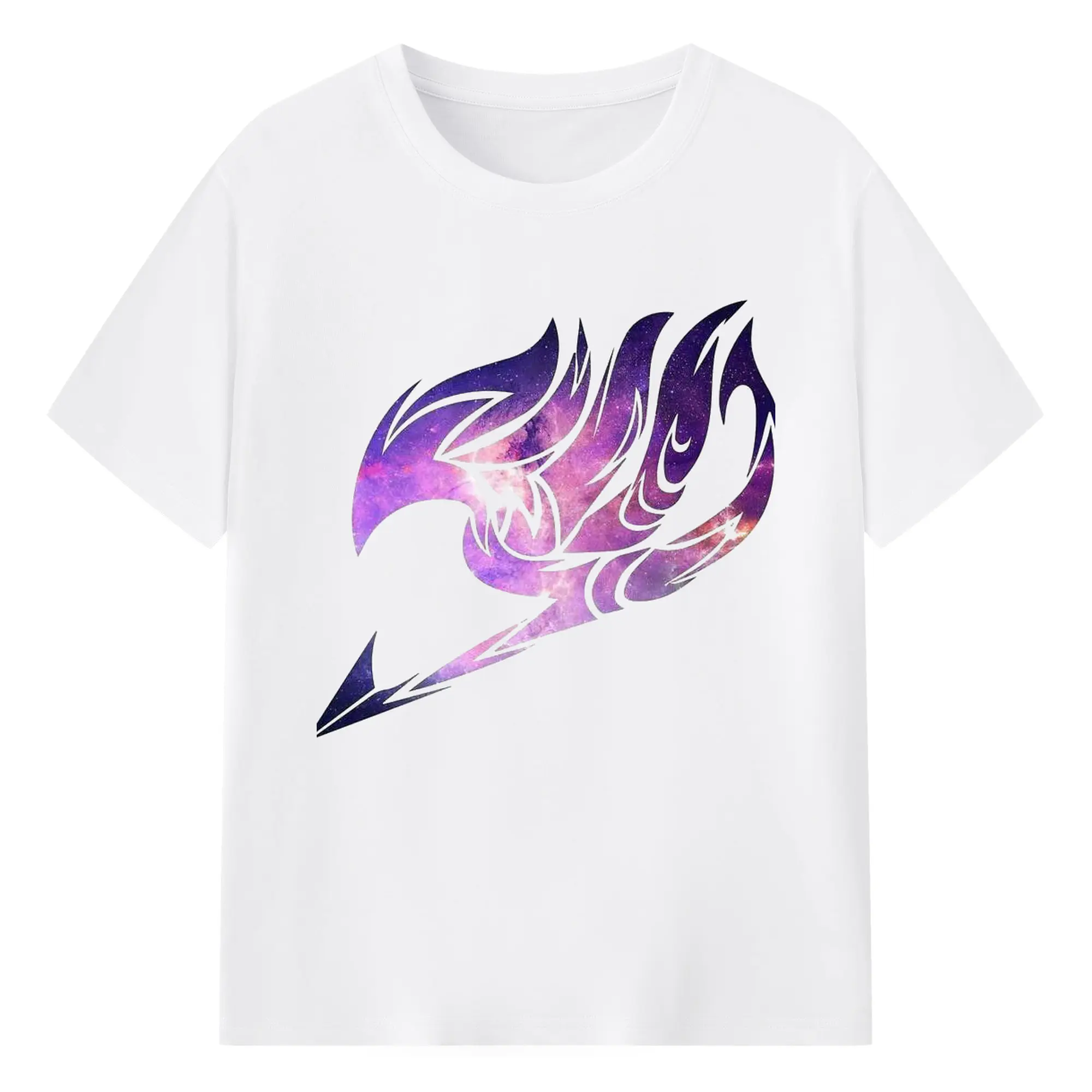 限定 フェアリーテイル シンプルロゴ - 綿100％ 半袖Tシャツ ・ フロントプリント ・ 快適 通気性 ・ 日常使い 散歩 スポーツ用