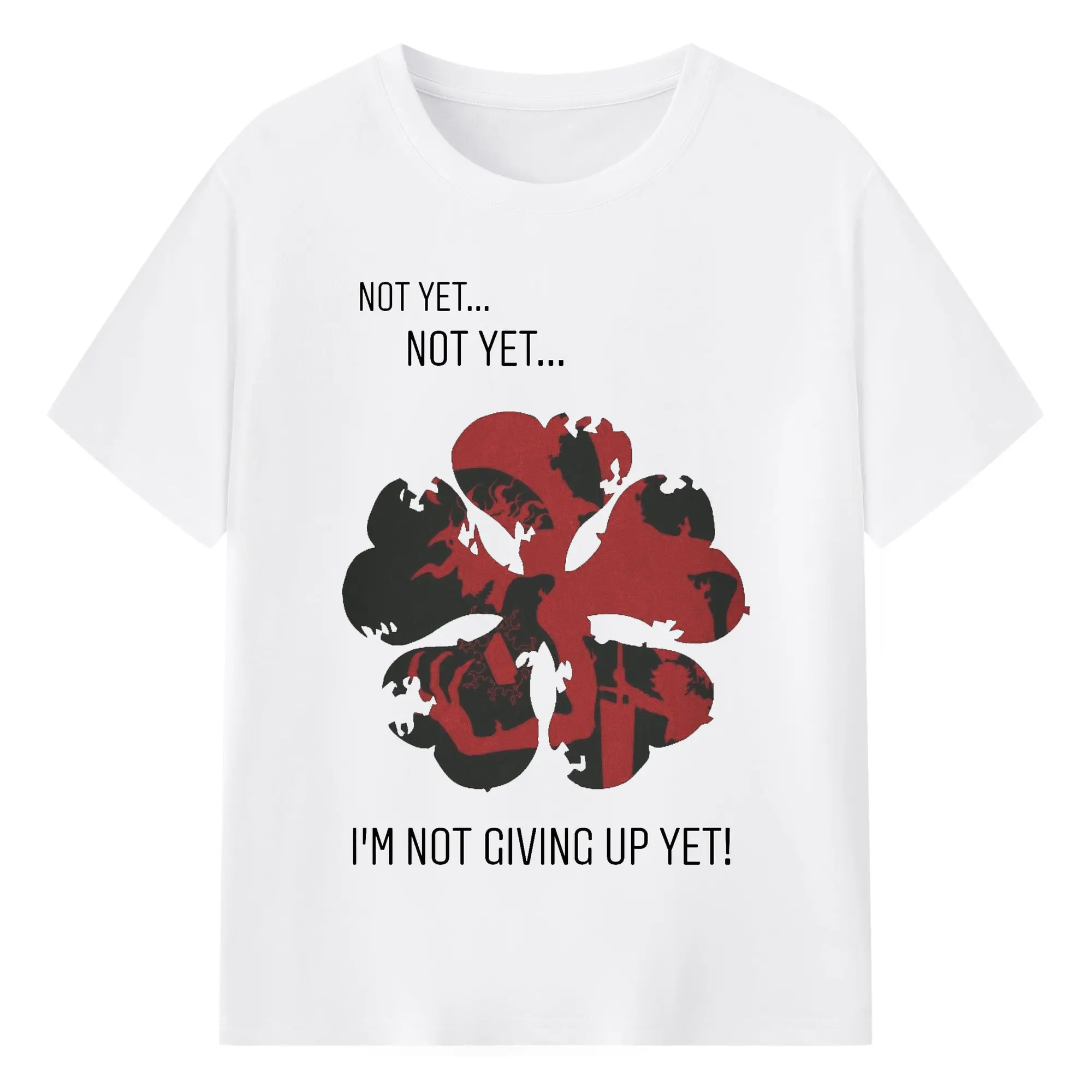 ブラッククローバー 特別限定ロゴ - 綿100％ 半袖Tシャツ ・ フロントプリント ・ 快適 通気性 ・ 日常使い 散歩 スポーツ用