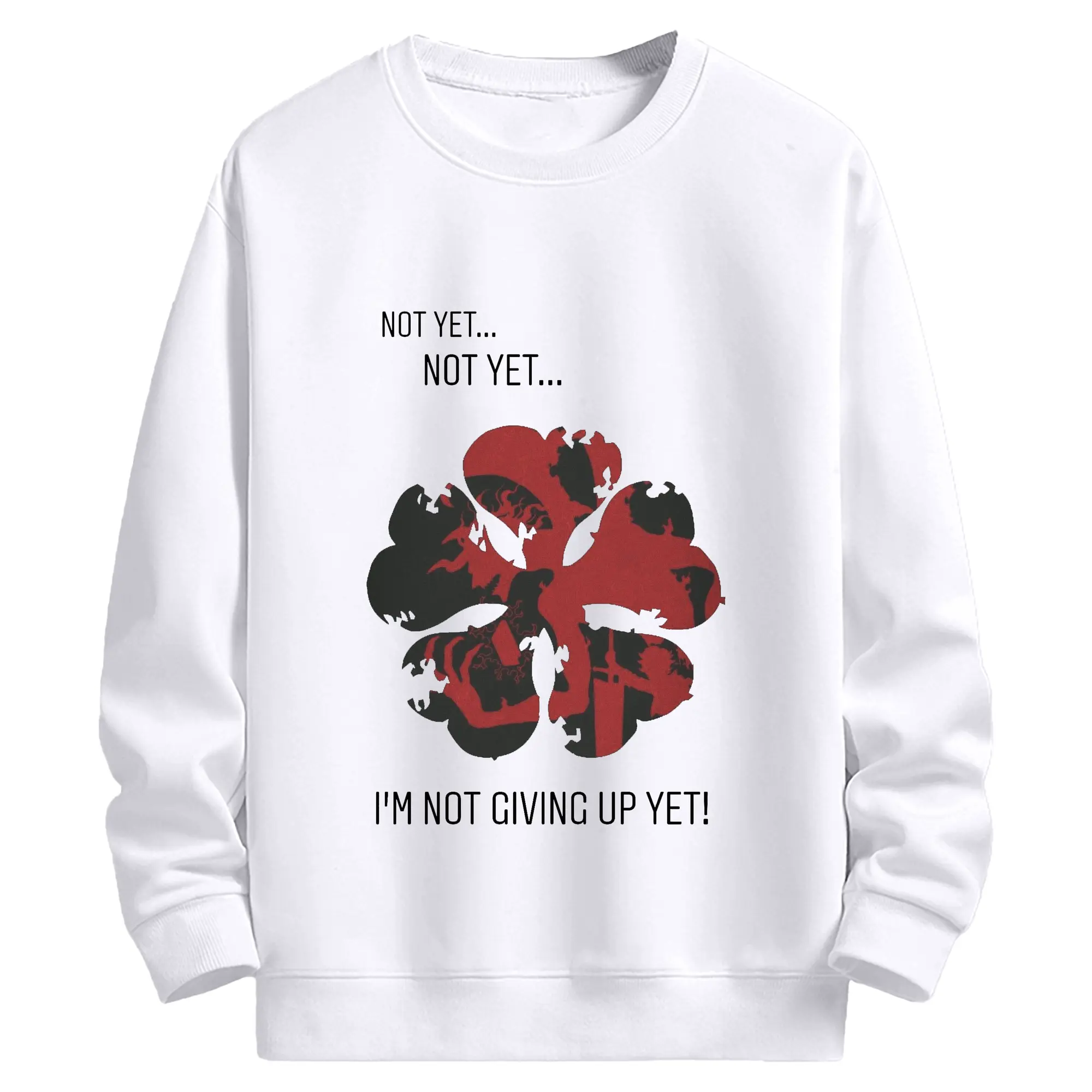 ブラッククローバー 特別限定ロゴ - 高品質 クルーネック スウェット ・ コットン59％ ポリエステル41％ ・ ユニセックス 長袖 トレーナー ・ カジュアル デイリー スポーツ 散歩用