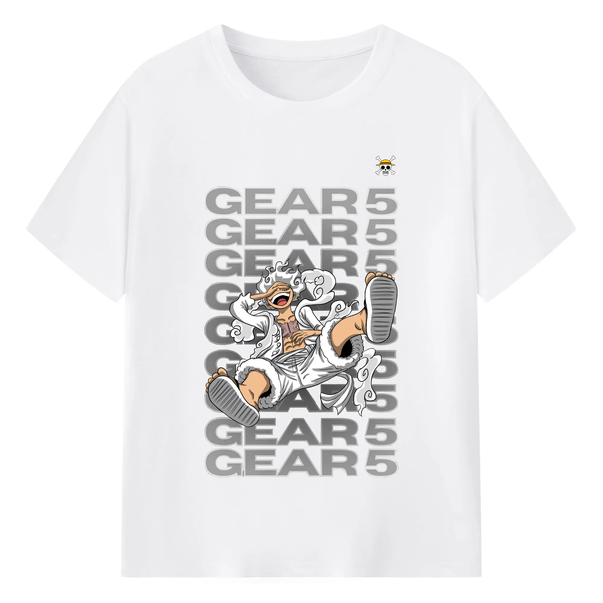 ワンピース - 綿100％ 半袖Tシャツ ・ フロントプリント ・ 快適 通気性 ・ 日常使い 散歩 スポーツ用