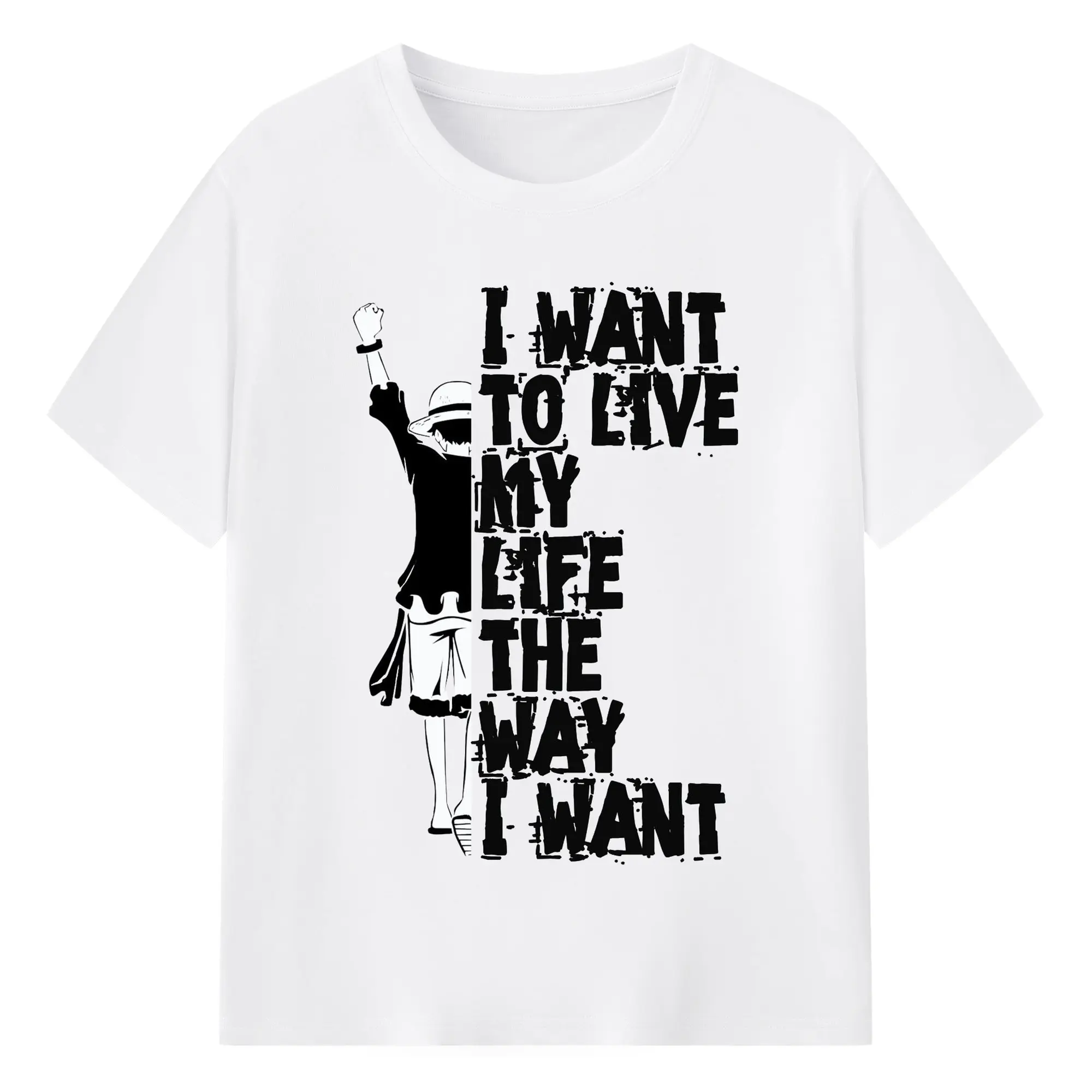 ワンピース - 綿100％ 半袖Tシャツ ・ フロントプリント ・ 快適 通気性 ・ 日常使い 散歩 スポーツ用