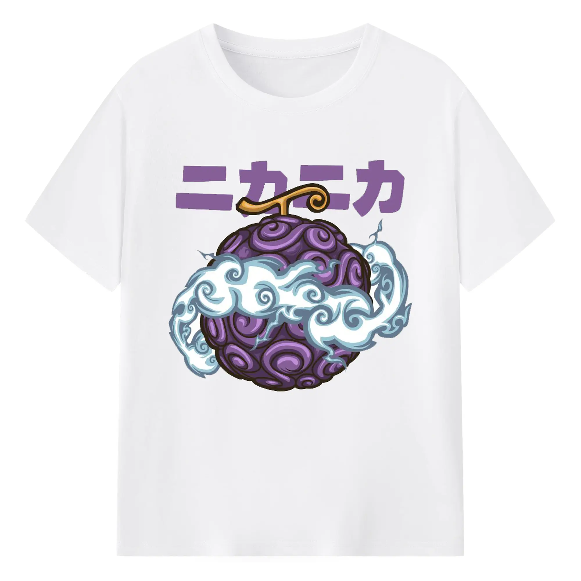 ワンピース - 綿100％ 半袖Tシャツ ・ フロントプリント ・ 快適 通気性 ・ 日常使い 散歩 スポーツ用