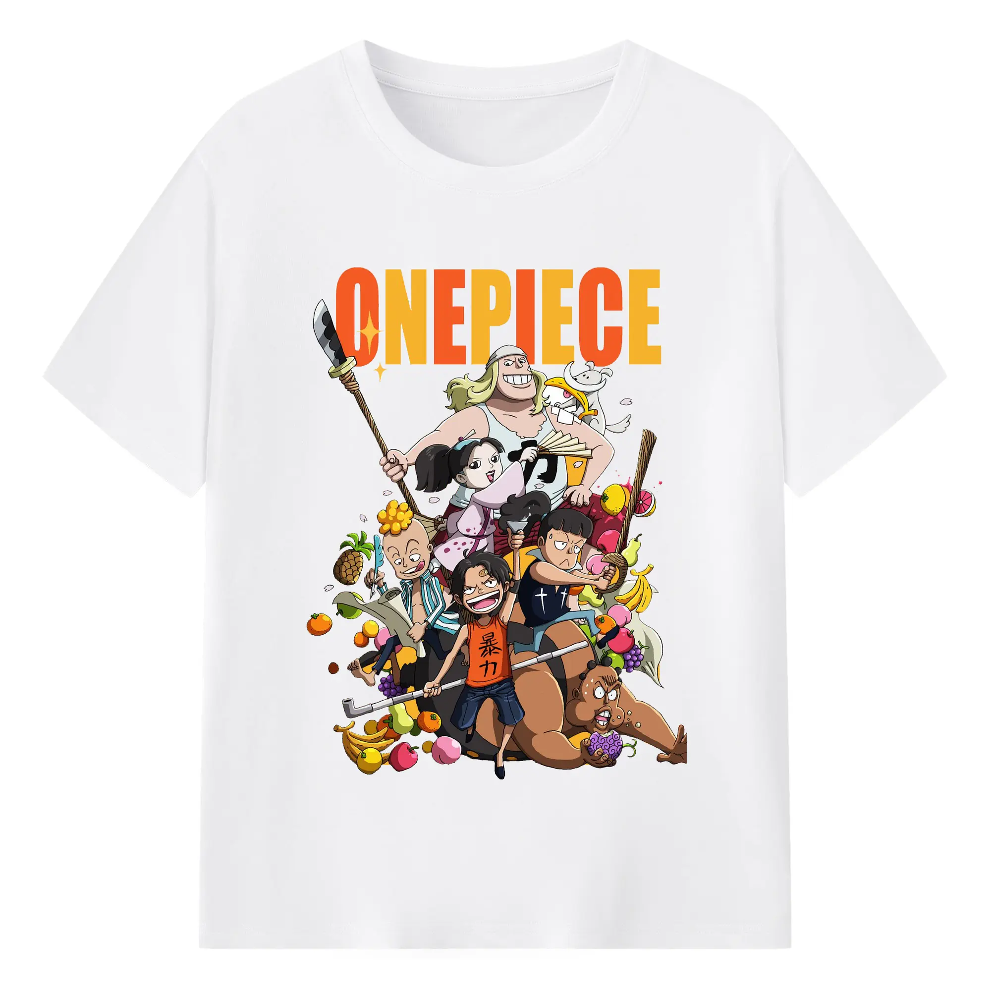 ワンピース - 綿100％ 半袖Tシャツ ・ フロントプリント ・ 快適 通気性 ・ 日常使い 散歩 スポーツ用