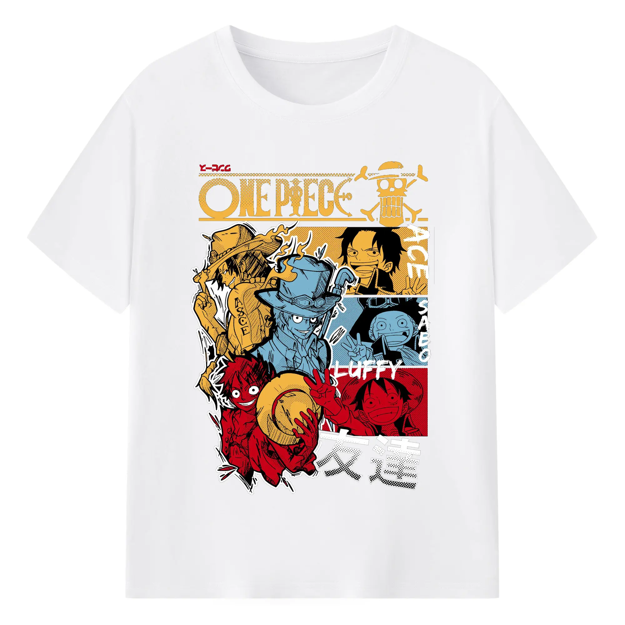 ワンピース - 綿100％ 半袖Tシャツ ・ フロントプリント ・ 快適 通気性 ・ 日常使い 散歩 スポーツ用