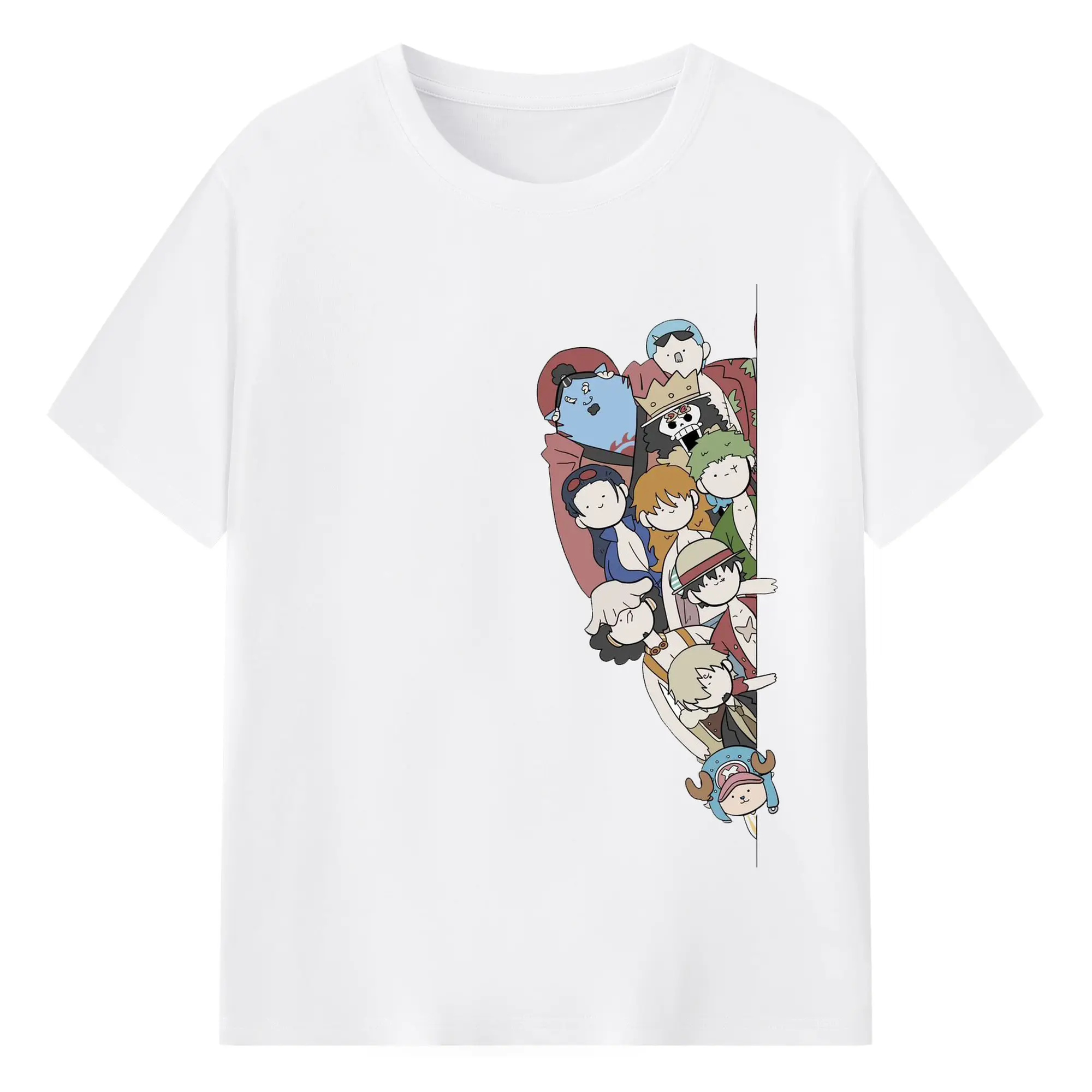 ワンピース - 綿100％ 半袖Tシャツ ・ フロントプリント ・ 快適 通気性 ・ 日常使い 散歩 スポーツ用