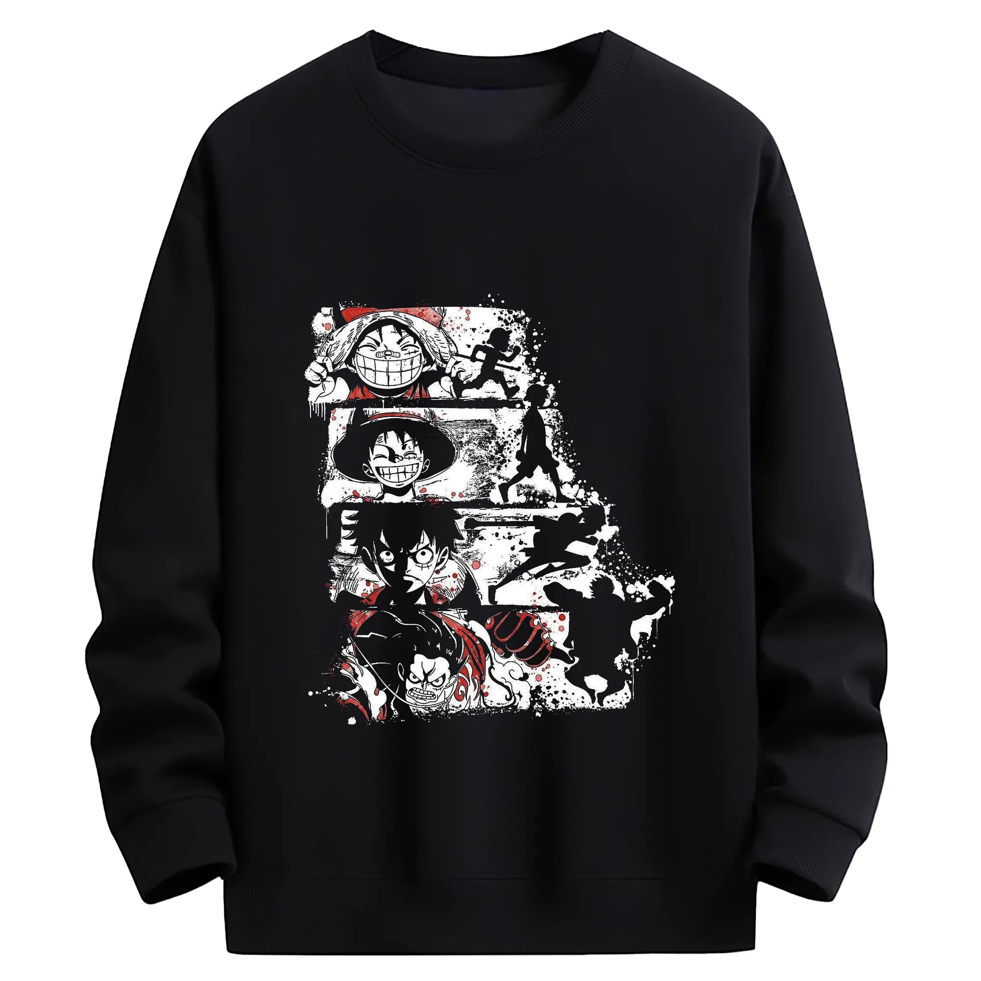 ワンピース - 高品質 クルーネック スウェット ・ コットン59％ ポリエステル41％ ・ ユニセックス 長袖 トレーナー ・ カジュアル デイリー スポーツ 散歩用