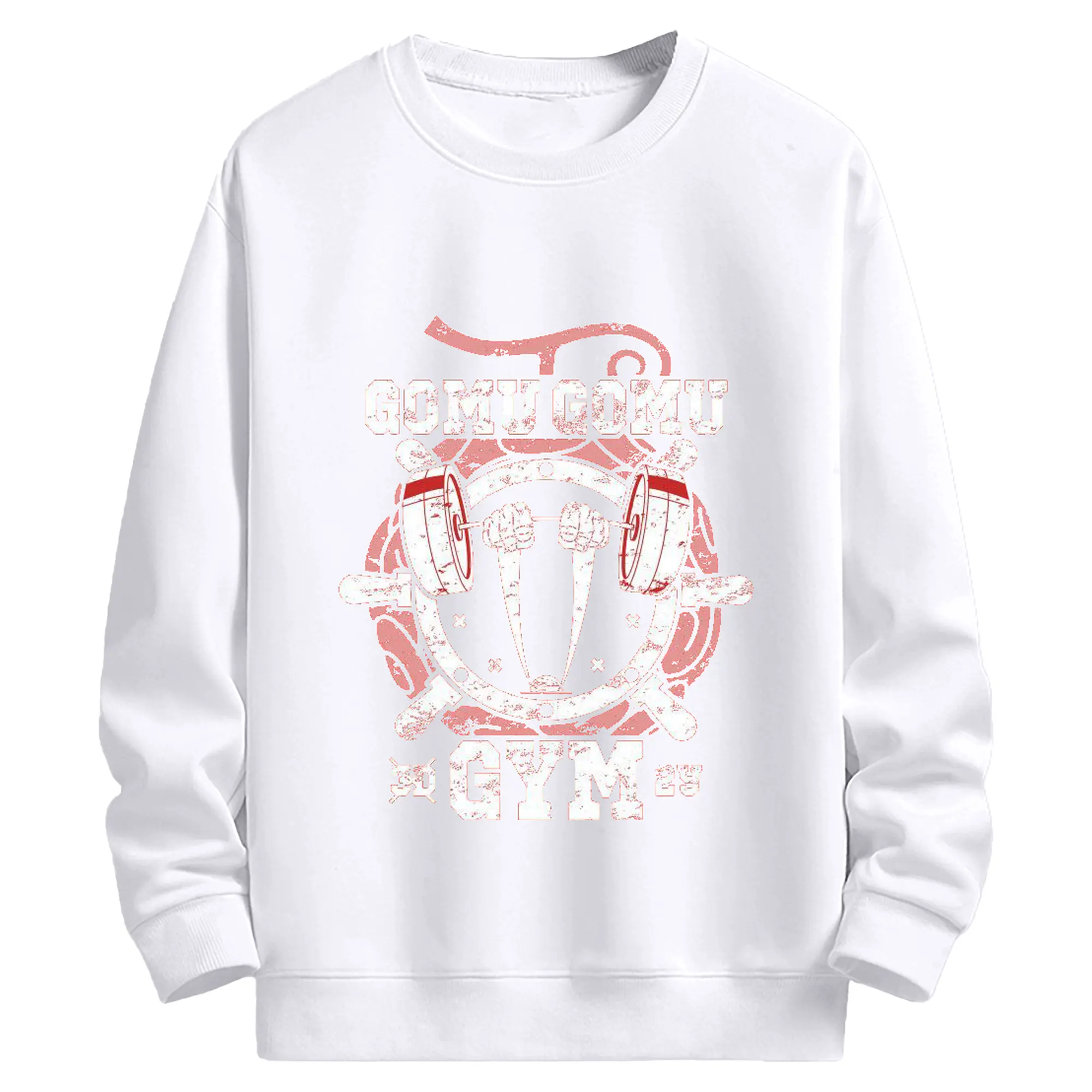 ワンピース - 高品質 クルーネック スウェット ・ コットン59％ ポリエステル41％ ・ ユニセックス 長袖 トレーナー ・ カジュアル デイリー スポーツ 散歩用