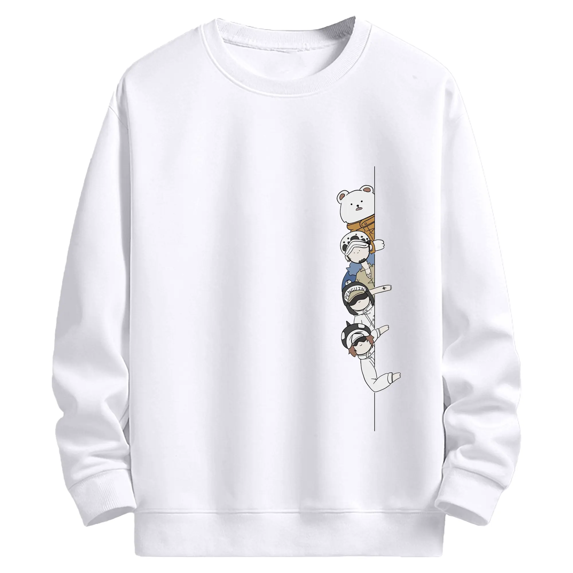 ワンピース - 高品質 クルーネック スウェット ・ コットン59％ ポリエステル41％ ・ ユニセックス 長袖 トレーナー ・ カジュアル デイリー スポーツ 散歩用