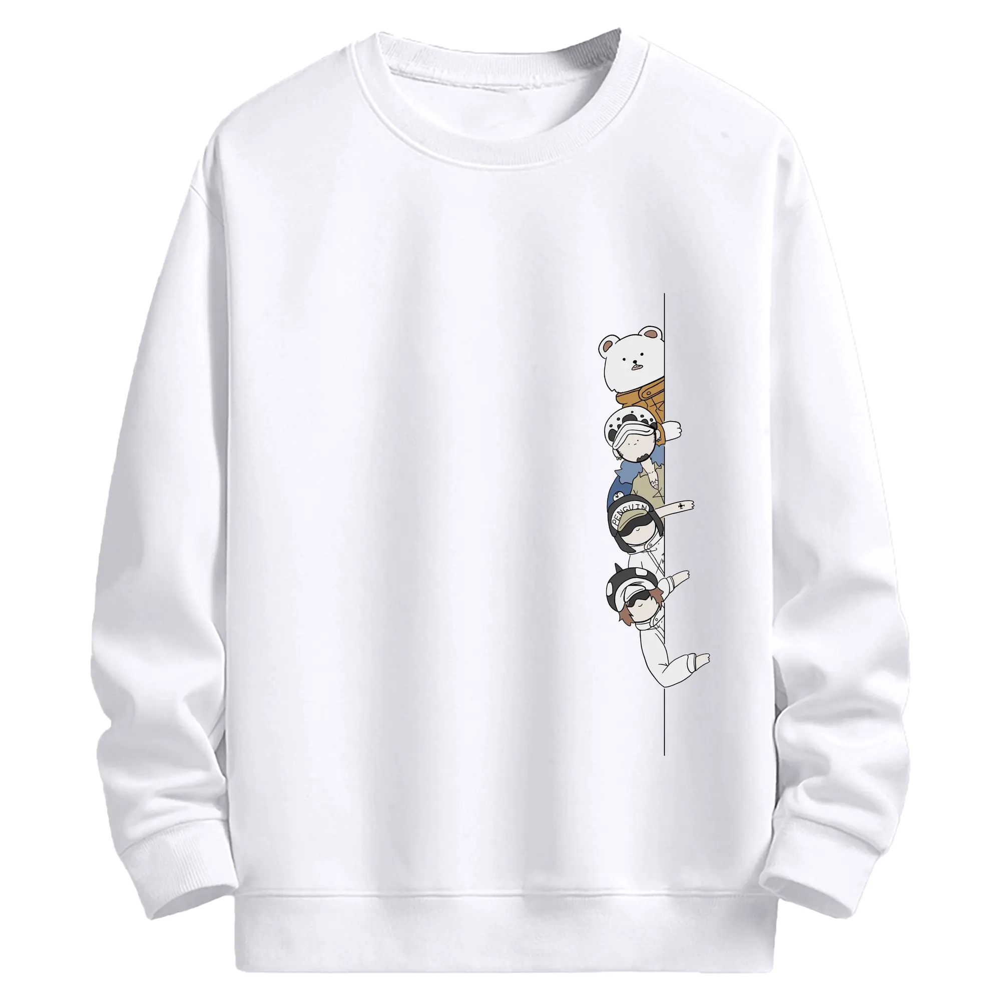 ワンピース - 高品質 クルーネック スウェット ・ コットン59％ ポリエステル41％ ・ ユニセックス 長袖 トレーナー ・ カジュアル デイリー スポーツ 散歩用