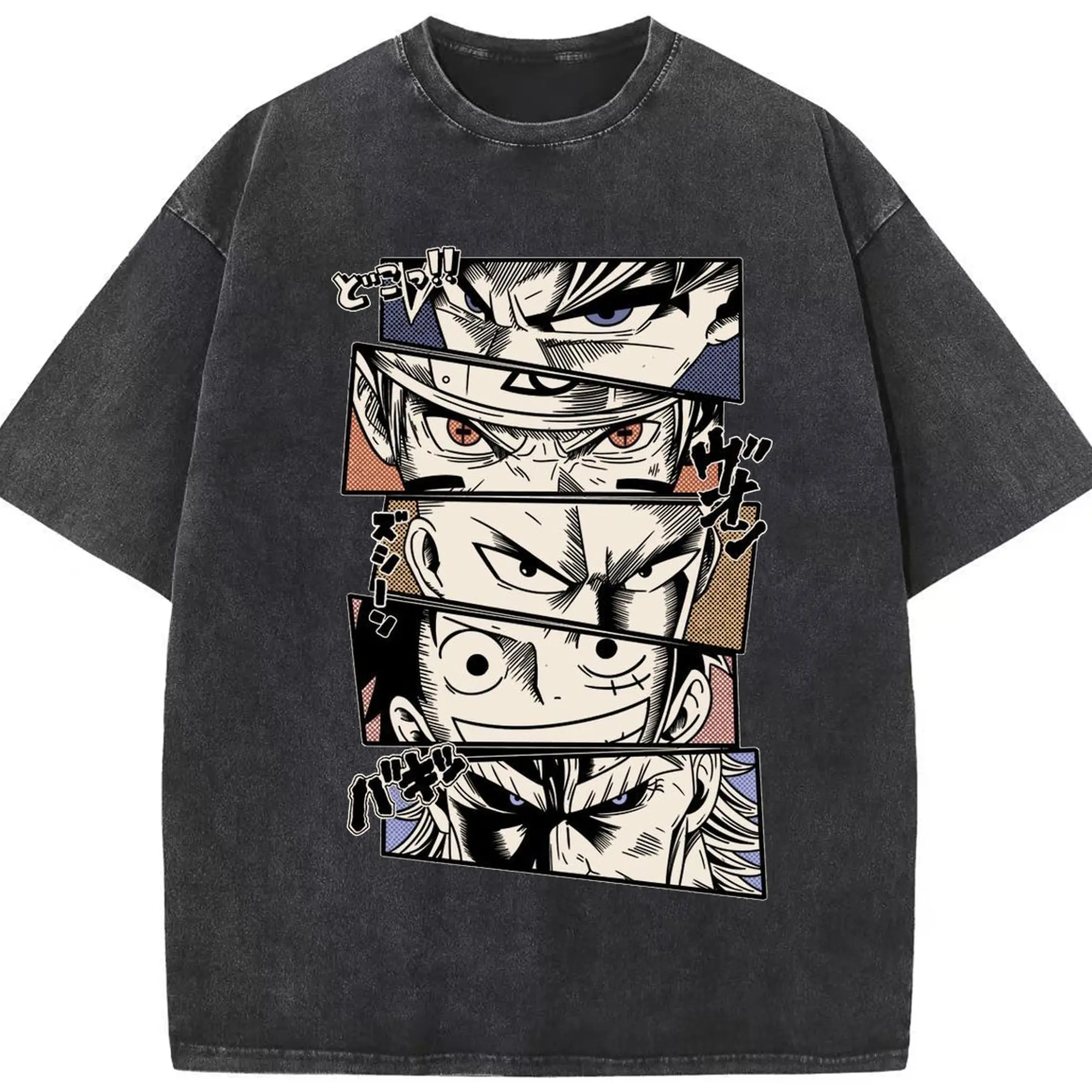 ワンピース - 綿100％ ヴィンテージ風 半袖Tシャツ ・ フロントプリント ・ 柔らか肌触り ・ 通気性 快適 ・ スポーツ カジュアル 外出用