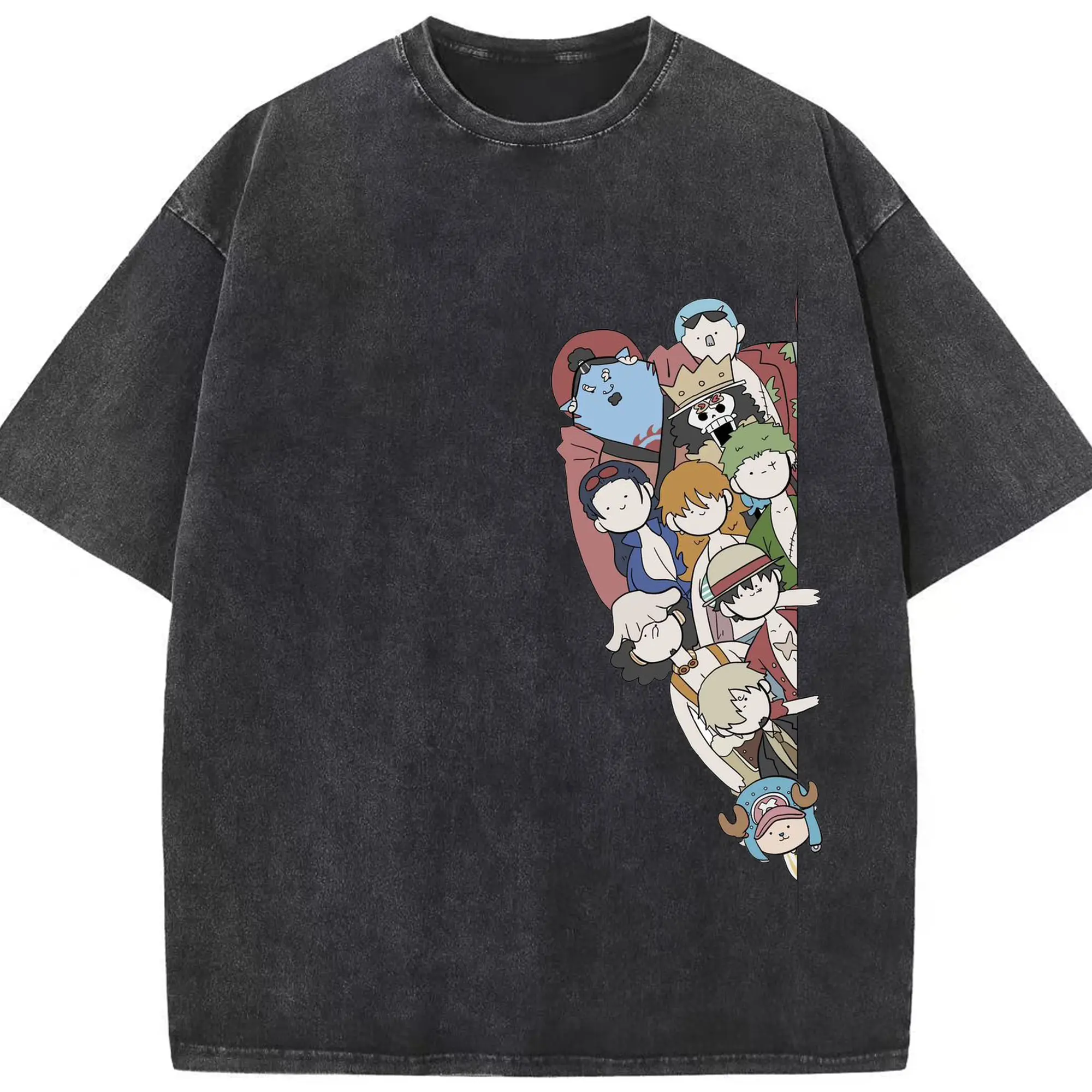 ワンピース - 綿100％ ヴィンテージ風 半袖Tシャツ ・ フロントプリント ・ 柔らか肌触り ・ 通気性 快適 ・ スポーツ カジュアル 外出用