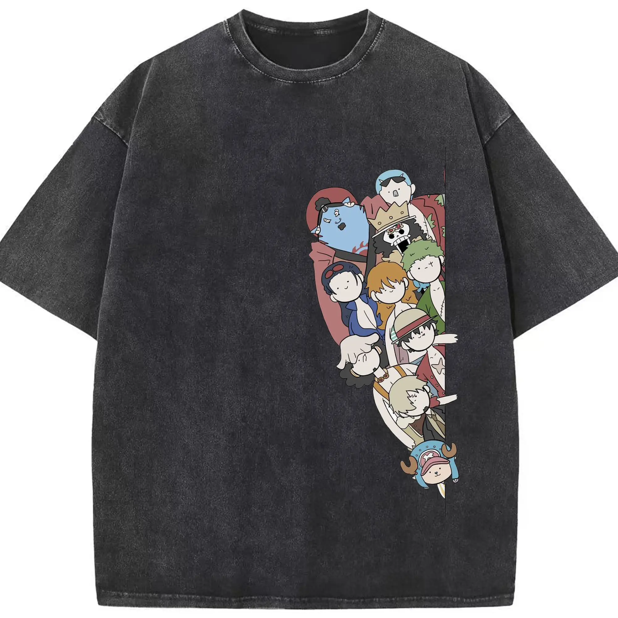 ワンピース - 綿100％ ヴィンテージ風 半袖Tシャツ ・ フロントプリント ・ 柔らか肌触り ・ 通気性 快適 ・ スポーツ カジュアル 外出用