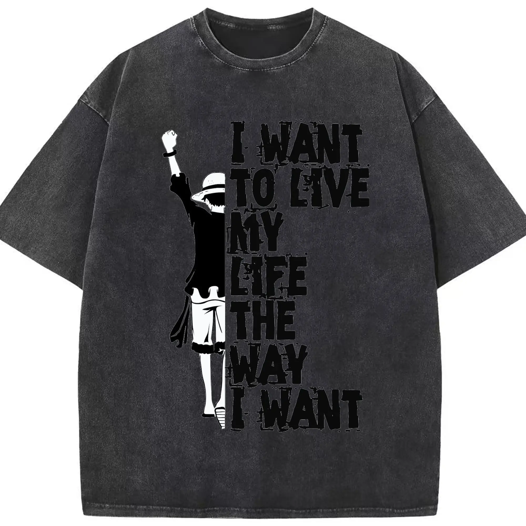 ワンピース - 綿100％ ヴィンテージ風 半袖Tシャツ ・ フロントプリント ・ 柔らか肌触り ・ 通気性 快適 ・ スポーツ カジュアル 外出用