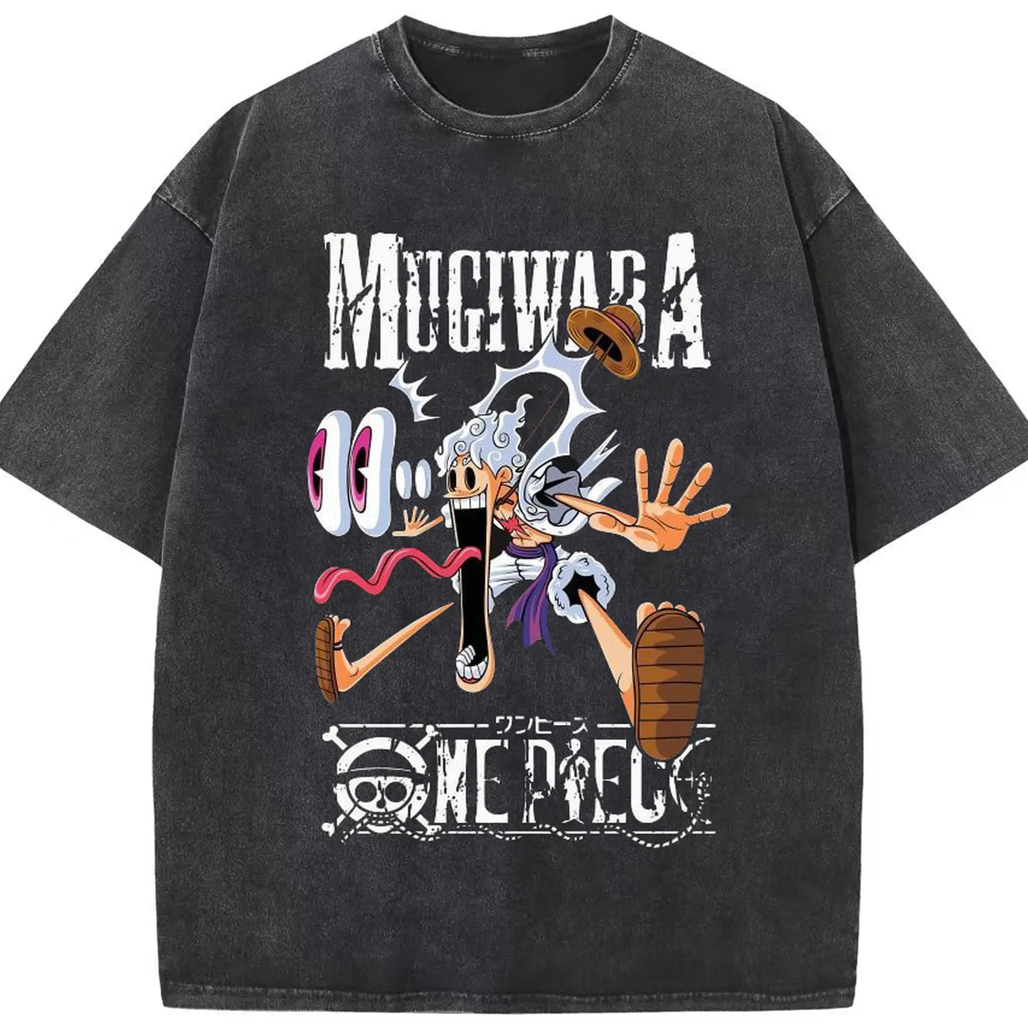 ワンピース - 綿100％ ヴィンテージ風 半袖Tシャツ ・ フロントプリント ・ 柔らか肌触り ・ 通気性 快適 ・ スポーツ カジュアル 外出用