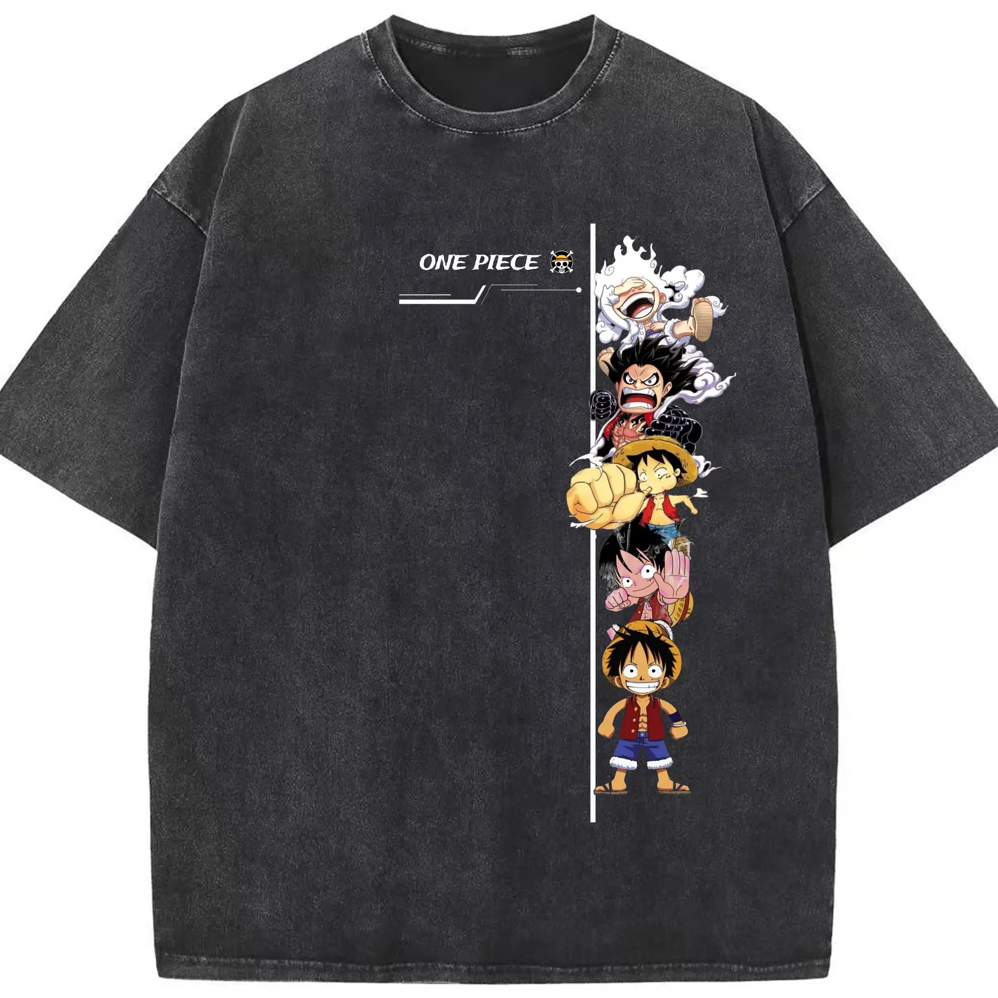 ワンピース - 綿100％ ヴィンテージ風 半袖Tシャツ ・ フロントプリント ・ 柔らか肌触り ・ 通気性 快適 ・ スポーツ カジュアル 外出用