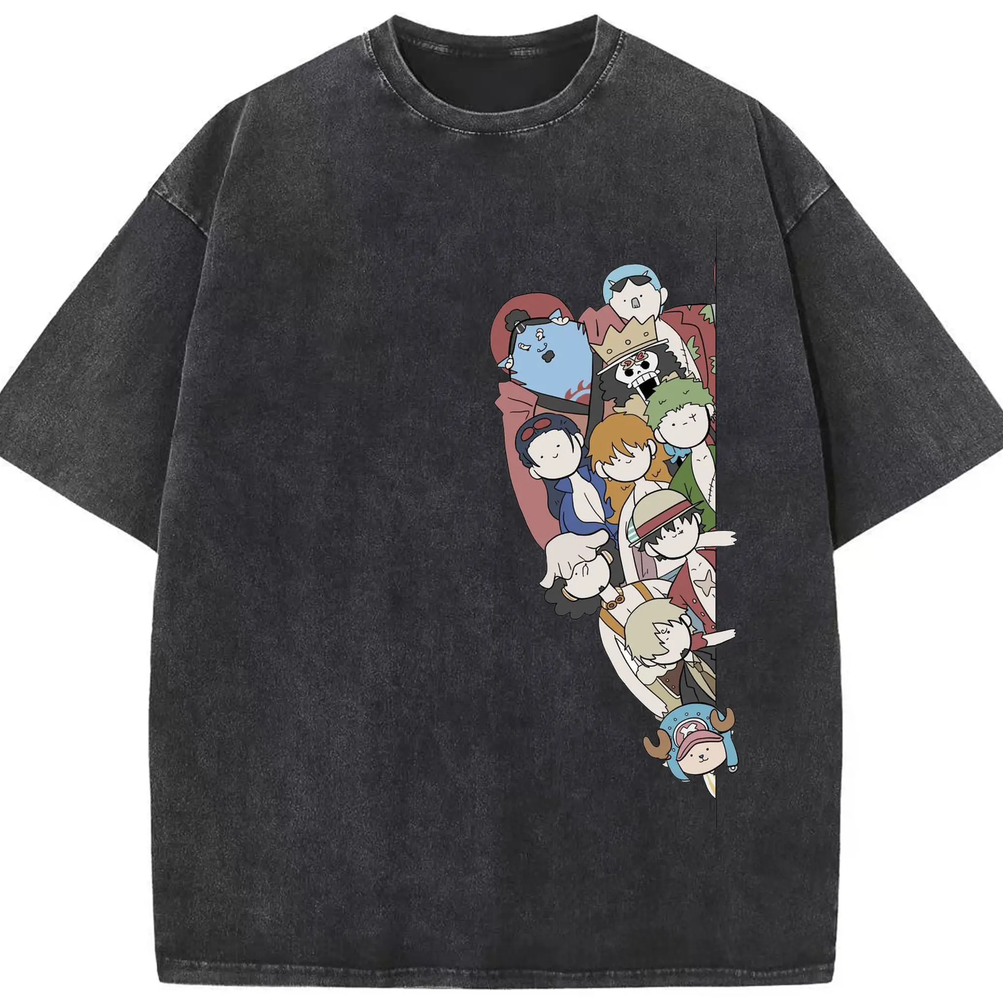 ワンピース - 綿100％ ヴィンテージ風 半袖Tシャツ ・ フロントプリント ・ 柔らか肌触り ・ 通気性 快適 ・ スポーツ カジュアル 外出用