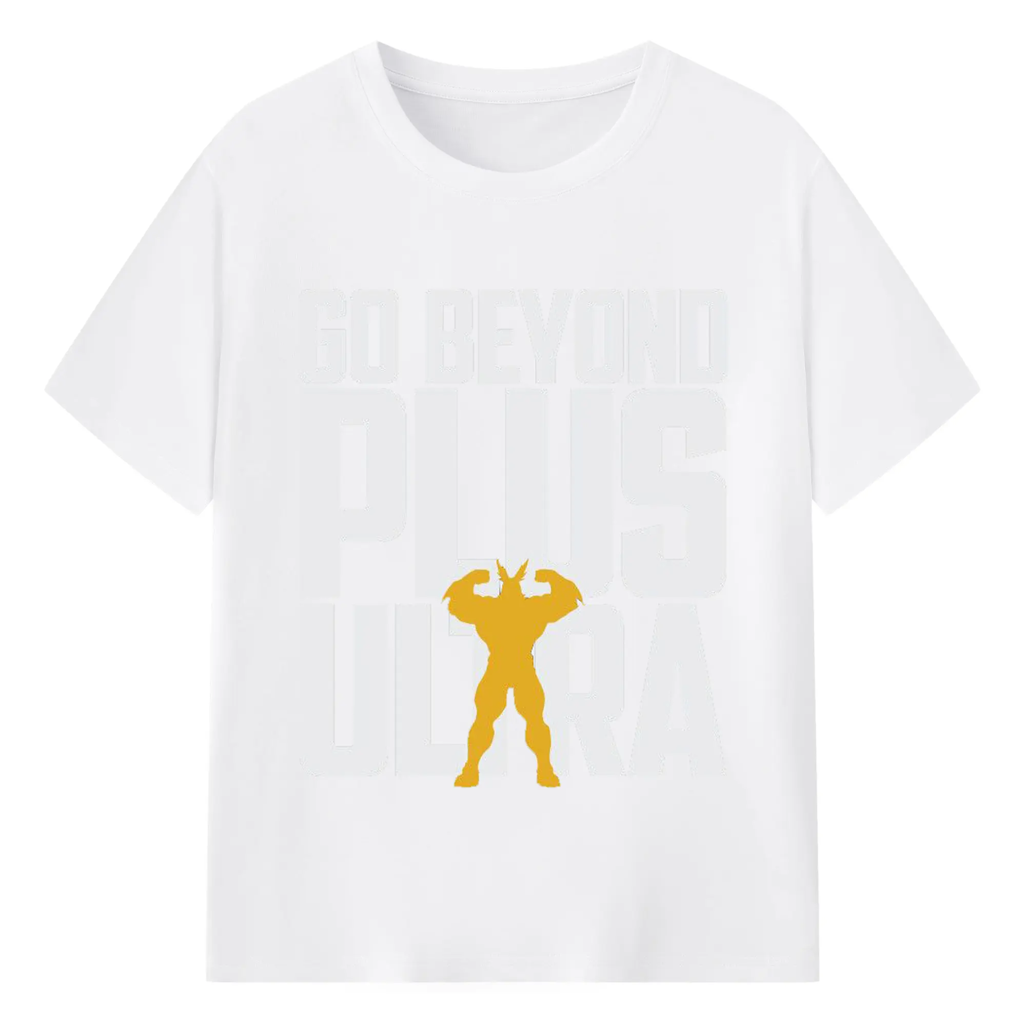 僕のヒーローアカデミア オールマイト - 綿100％ 半袖Tシャツ ・ フロントプリント ・ 快適 通気性 ・ 日常使い 散歩 スポーツ用