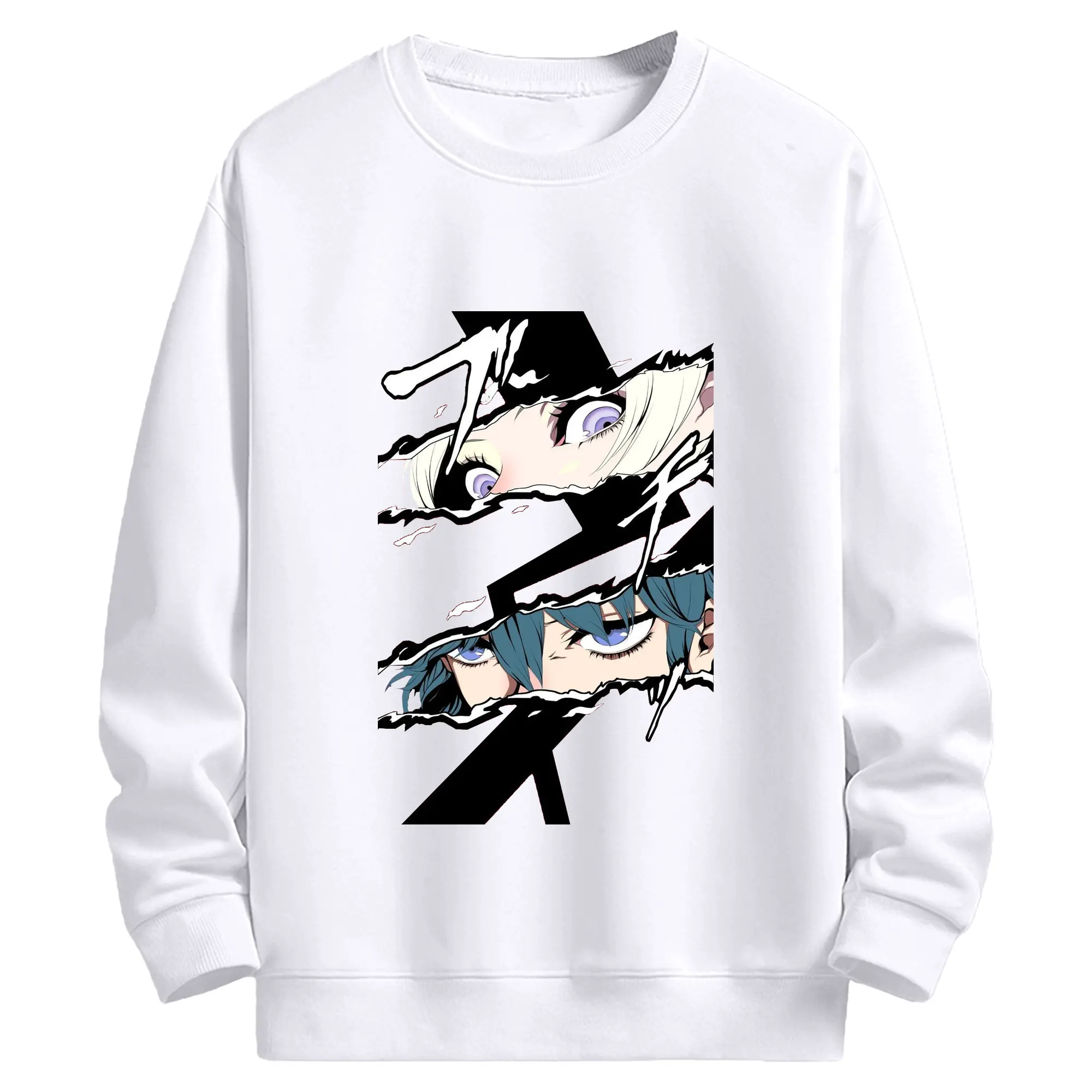 僕のヒーローアカデミア - 高品質 クルーネック スウェット ・ コットン59％ ポリエステル41％ ・ ユニセックス 長袖 トレーナー ・ カジュアル デイリー スポーツ 散歩用