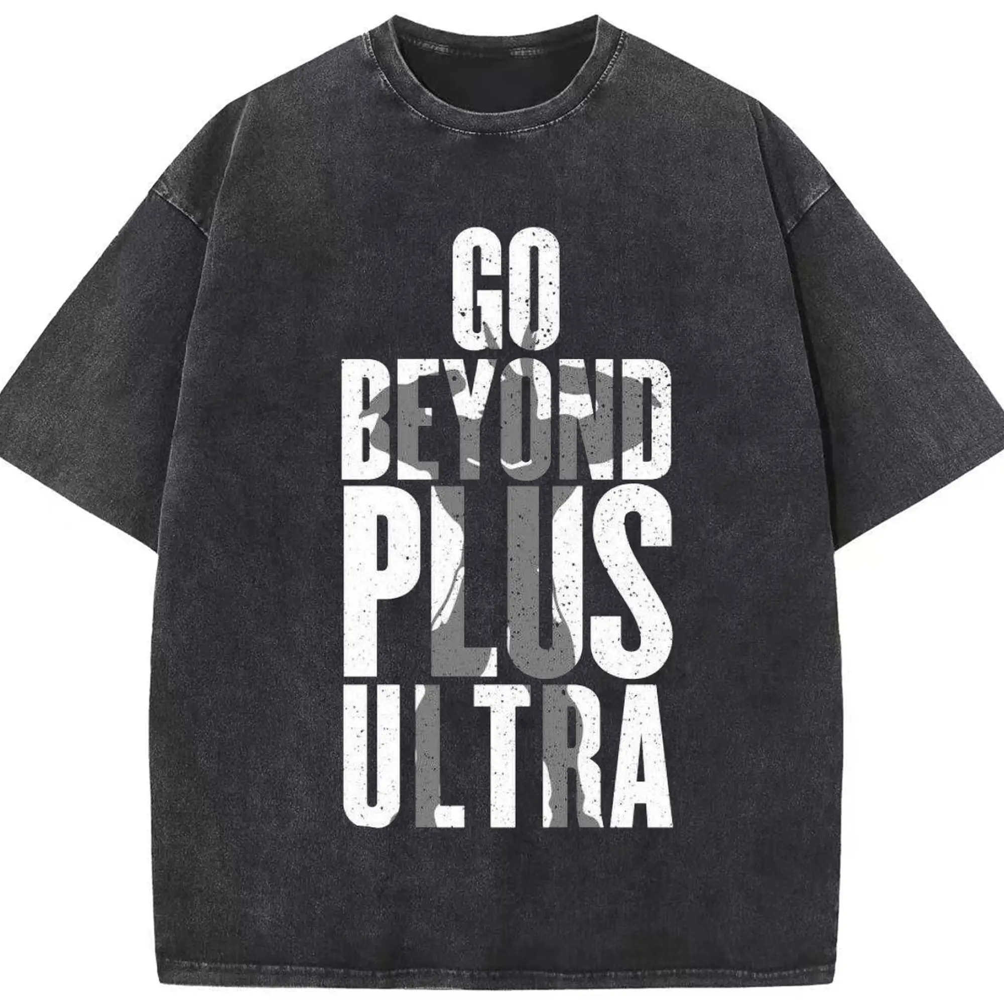 僕のヒーローアカデミア オールマイト - 綿100％ ヴィンテージ風 半袖Tシャツ ・ フロントプリント ・ 柔らか肌触り ・ 通気性 快適 ・ スポーツ カジュアル 外出用