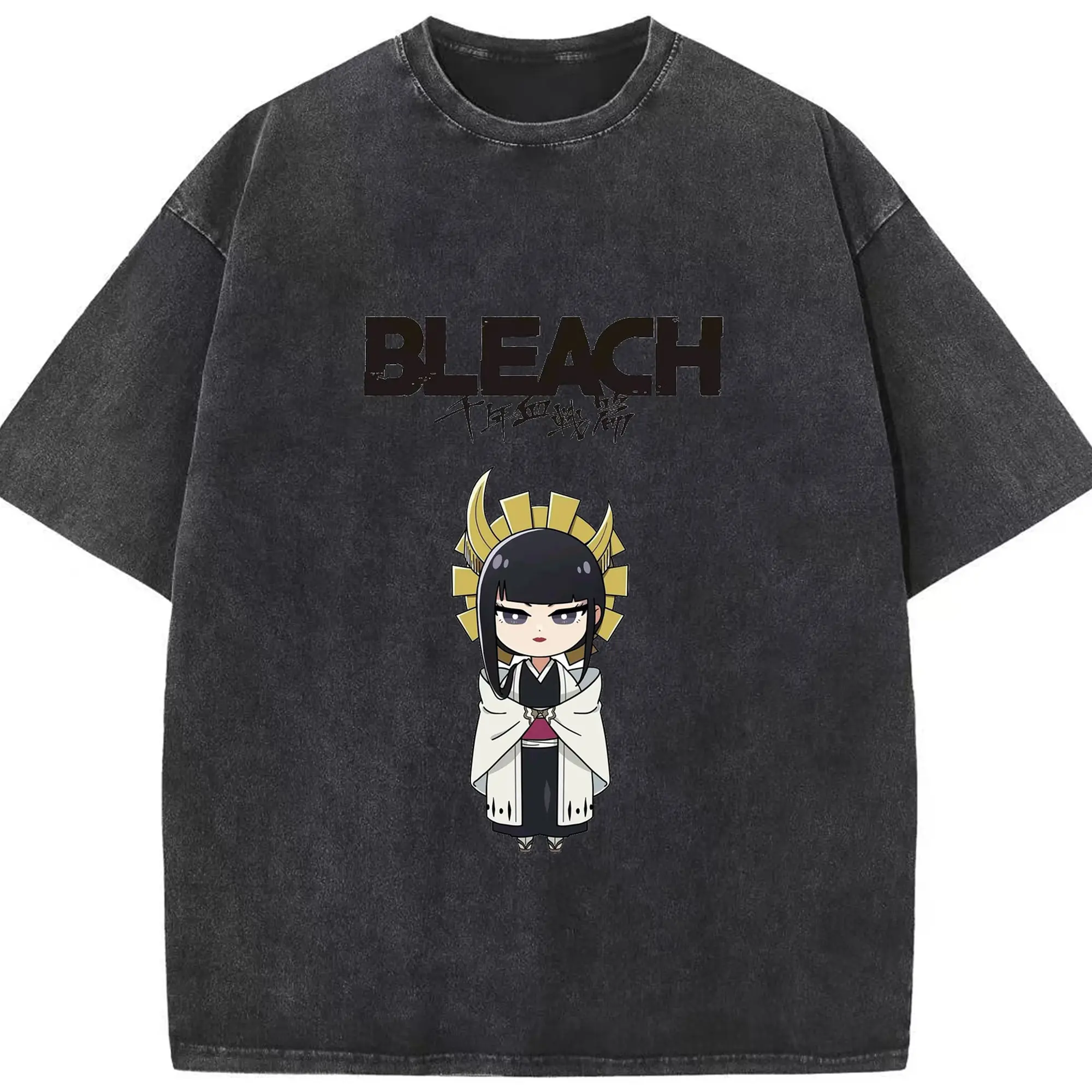 ブリーチ デフォルト - 綿100％ ヴィンテージ風 半袖Tシャツ ・ フロントプリント ・ 柔らか肌触り ・ 通気性 快適 ・ スポーツ カジュアル 外出用