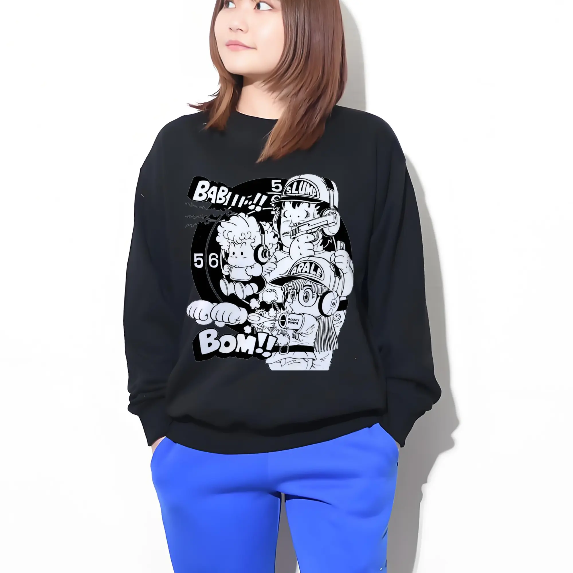 Dr.スランプ アラレちゃん モノクロ風