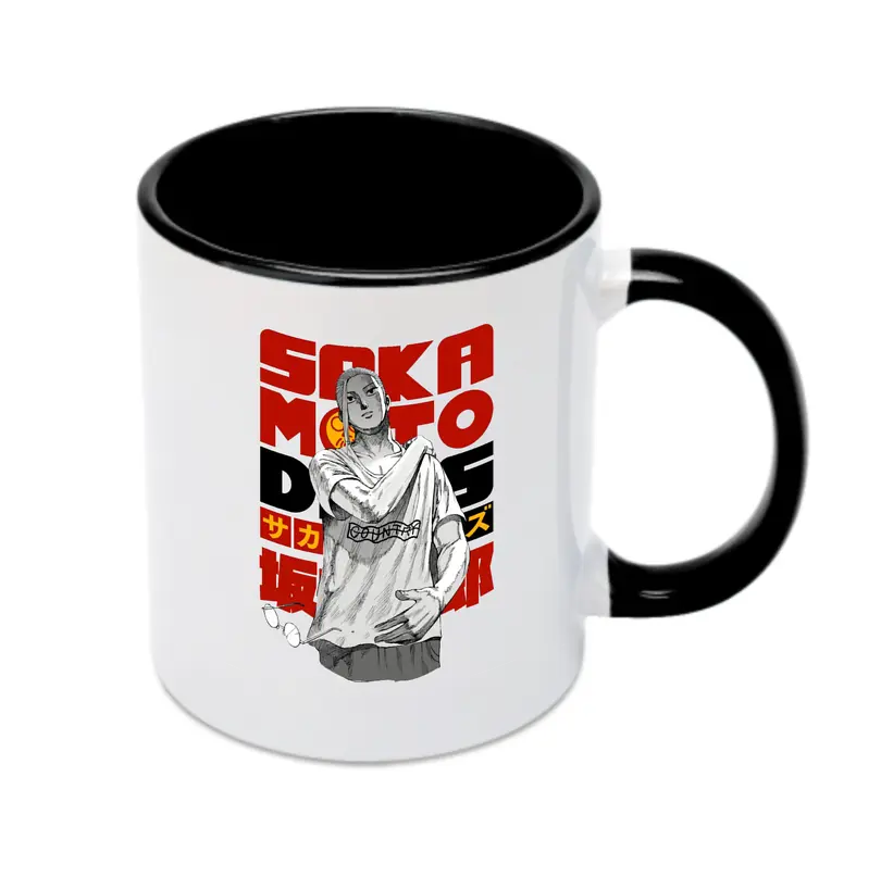 Sakamoto Days SAKAMOTO DAYS FES 実写映画化 アニメ第2クール - カラフルマグカップ ・ 陶器 ・ 熱転写プリント ・ 鮮やかデザイン ・ 耐久性 高品質 ・ コーヒー お茶 ギフト用