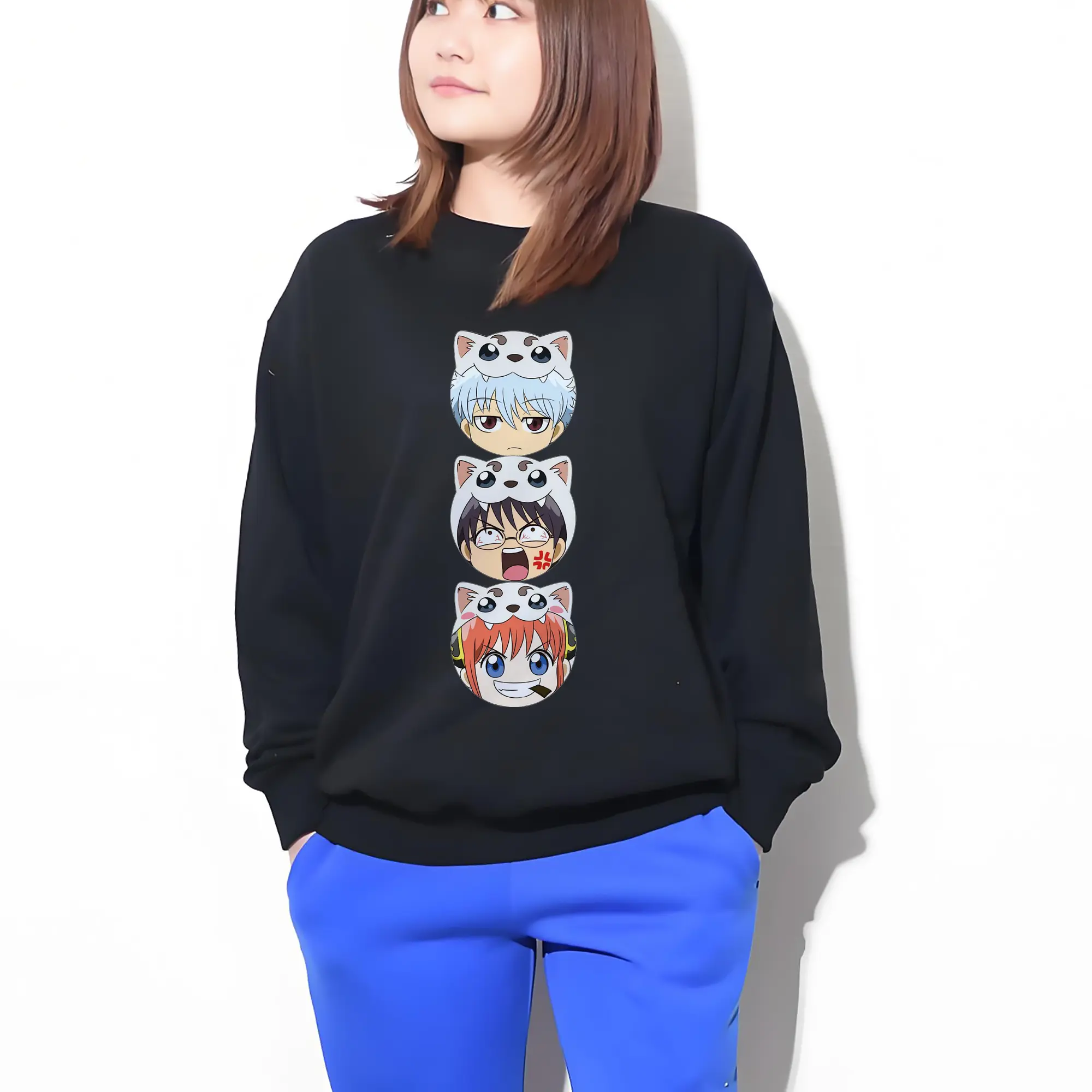 银魂  銀時定春神楽カワイイ日記