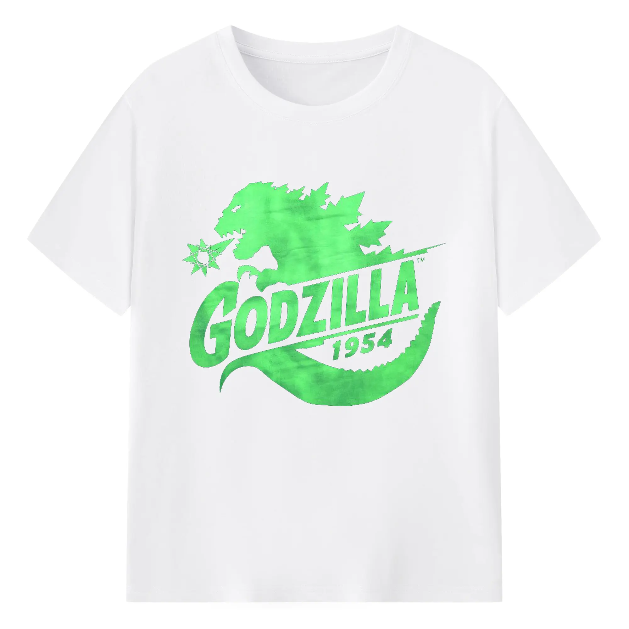 ゴジラ シンプルロゴ - 綿100％ 半袖Tシャツ ・ フロントプリント ・ 快適 通気性 ・ 日常使い 散歩 スポーツ用