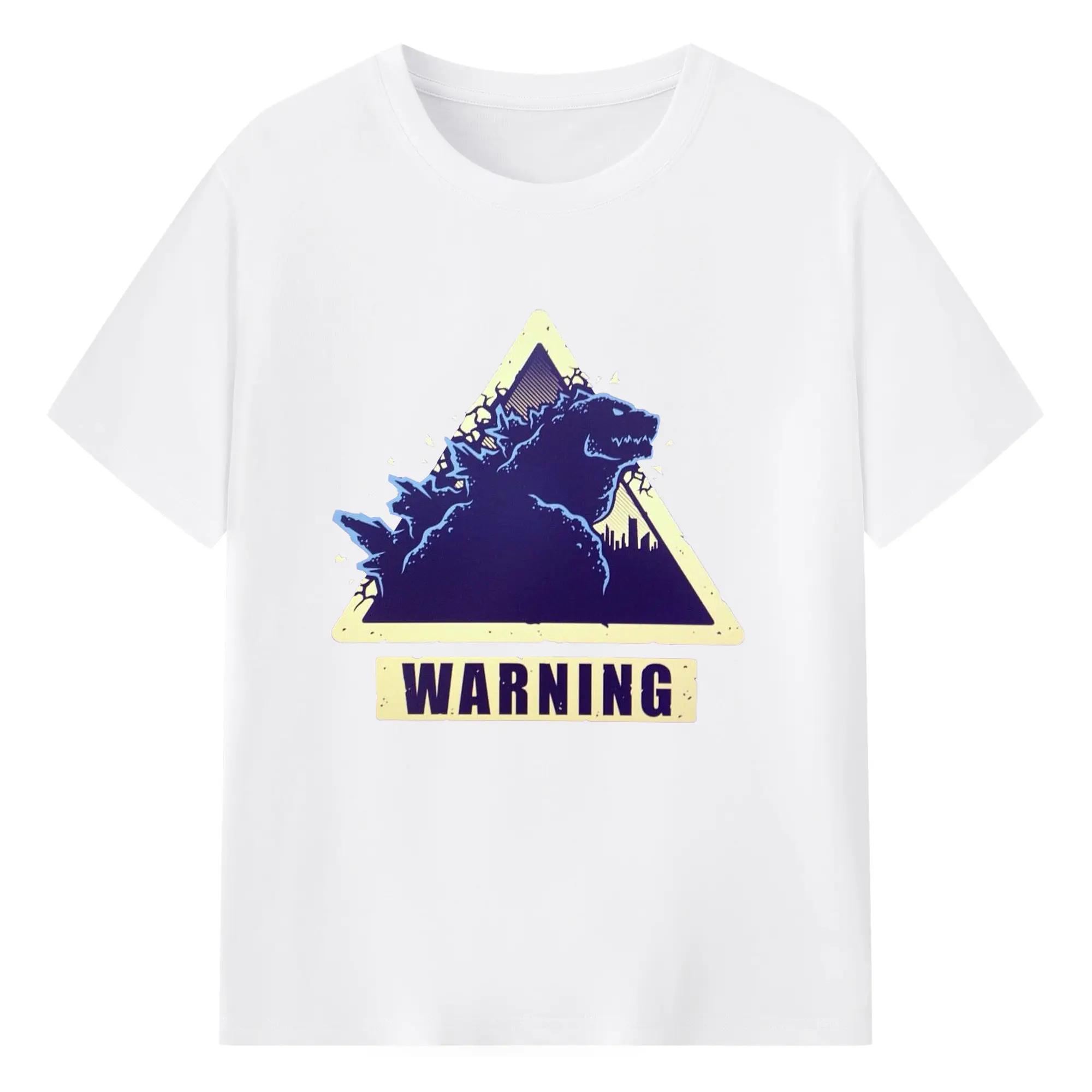 ゴジラ　デストロイア - 綿100％ 半袖Tシャツ ・ フロントプリント ・ 快適 通気性 ・ 日常使い 散歩 スポーツ用