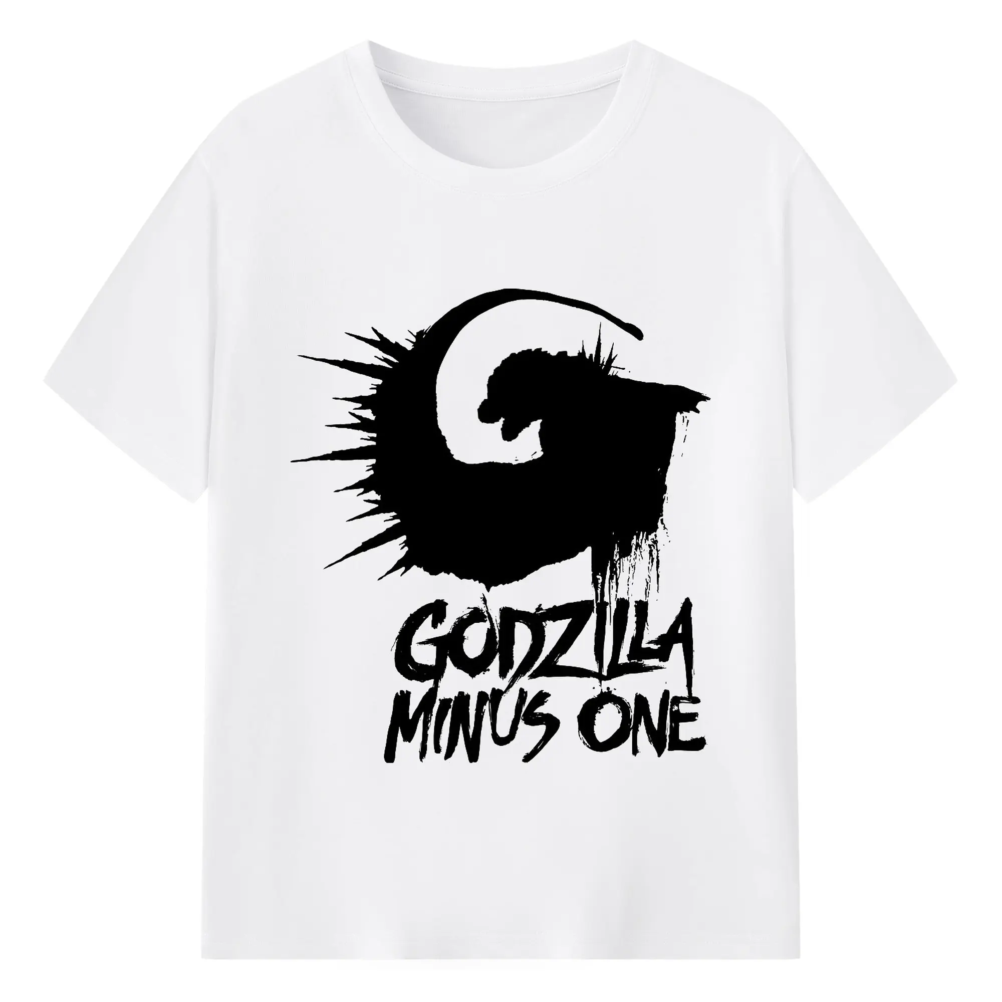 ゴジラ シンプルロゴ - 綿100％ 半袖Tシャツ ・ フロントプリント ・ 快適 通気性 ・ 日常使い 散歩 スポーツ用