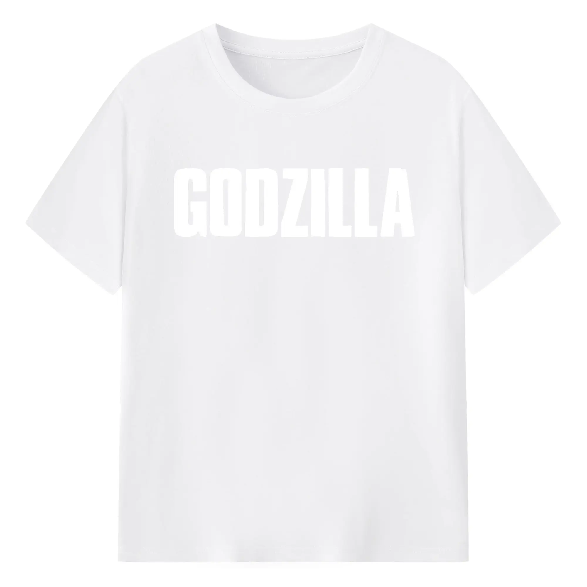 ゴジラ シンプルロゴ - 綿100％ 半袖Tシャツ ・ フロントプリント ・ 快適 通気性 ・ 日常使い 散歩 スポーツ用