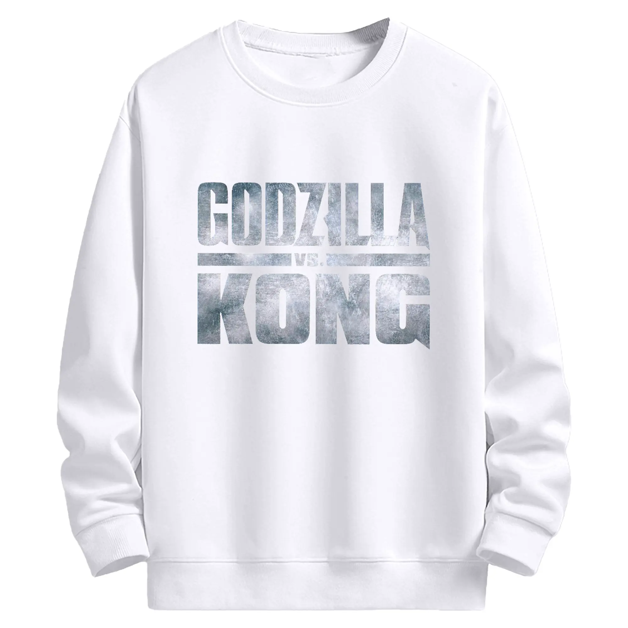 ゴジラ シンプルロゴ - 高品質 クルーネック スウェット ・ コットン59％ ポリエステル41％ ・ ユニセックス 長袖 トレーナー ・ カジュアル デイリー スポーツ 散歩用
