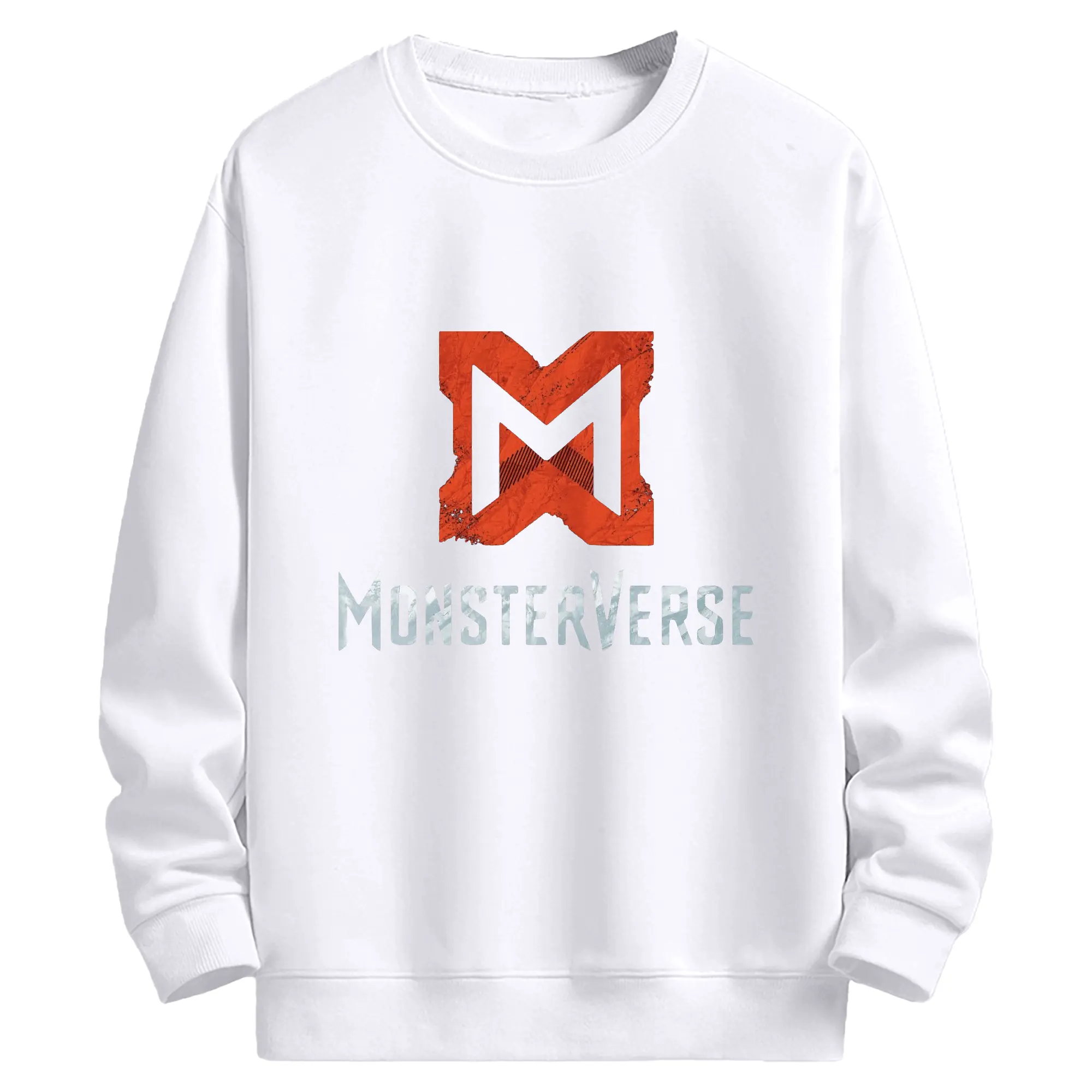 ゴジラ シンプルロゴ - 高品質 クルーネック スウェット ・ コットン59％ ポリエステル41％ ・ ユニセックス 長袖 トレーナー ・ カジュアル デイリー スポーツ 散歩用