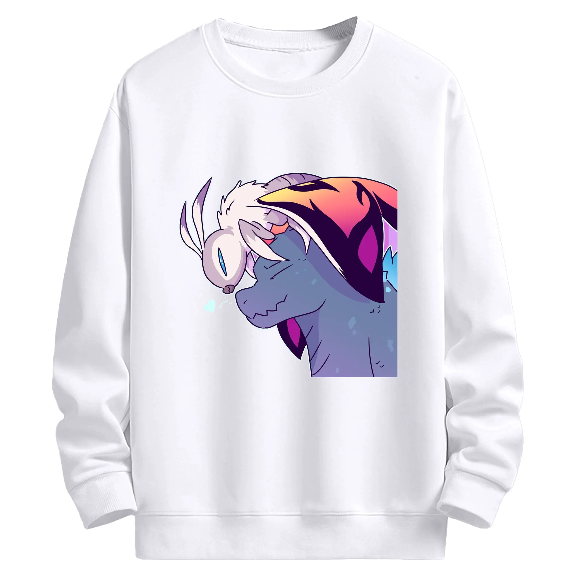 ゴジラとモスラ Mothra - 高品質 クルーネック スウェット ・ コットン59％ ポリエステル41％ ・ ユニセックス 長袖 トレーナー ・ カジュアル デイリー スポーツ 散歩用